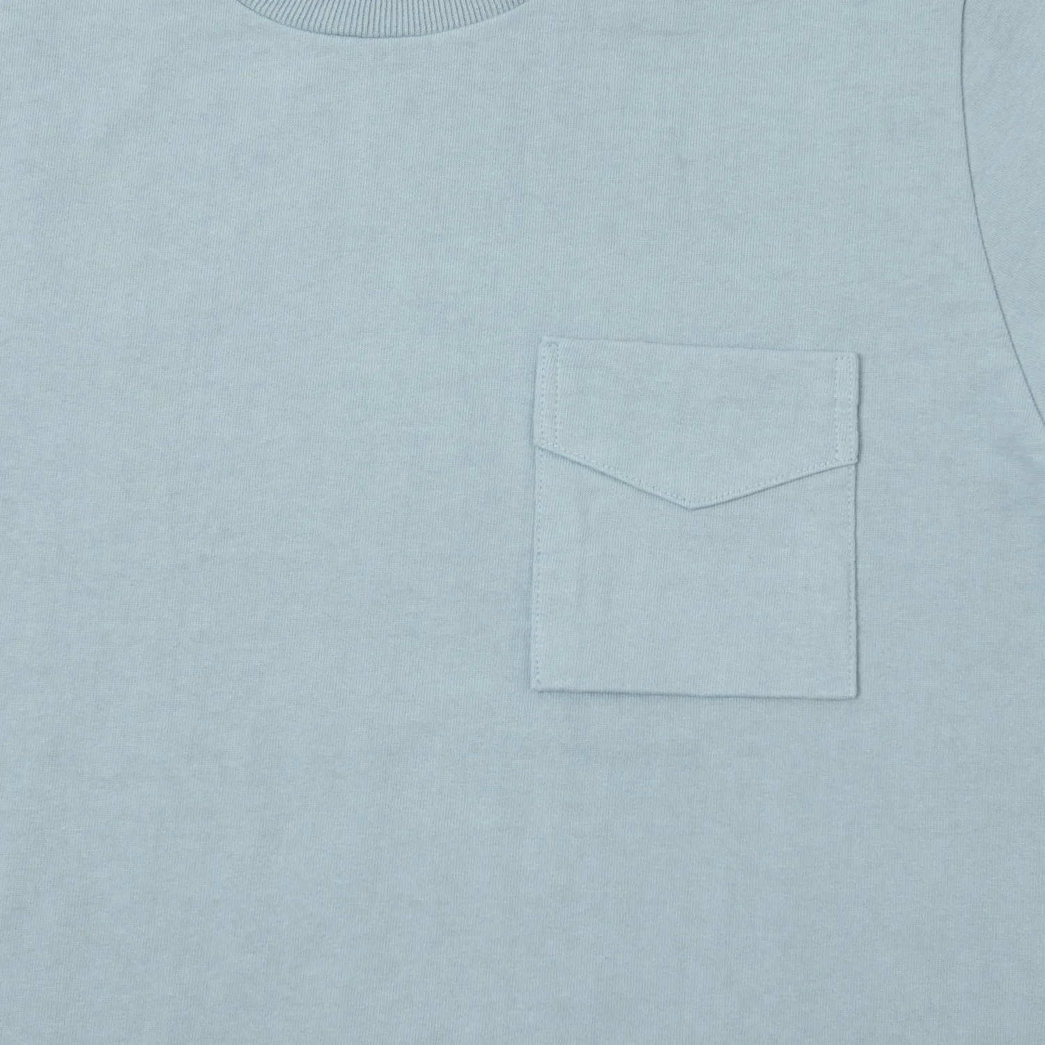 Jackman Dotsume Pocket T-Shirt - Pale Sax sold by Son of a Stag product image thumbnail 3