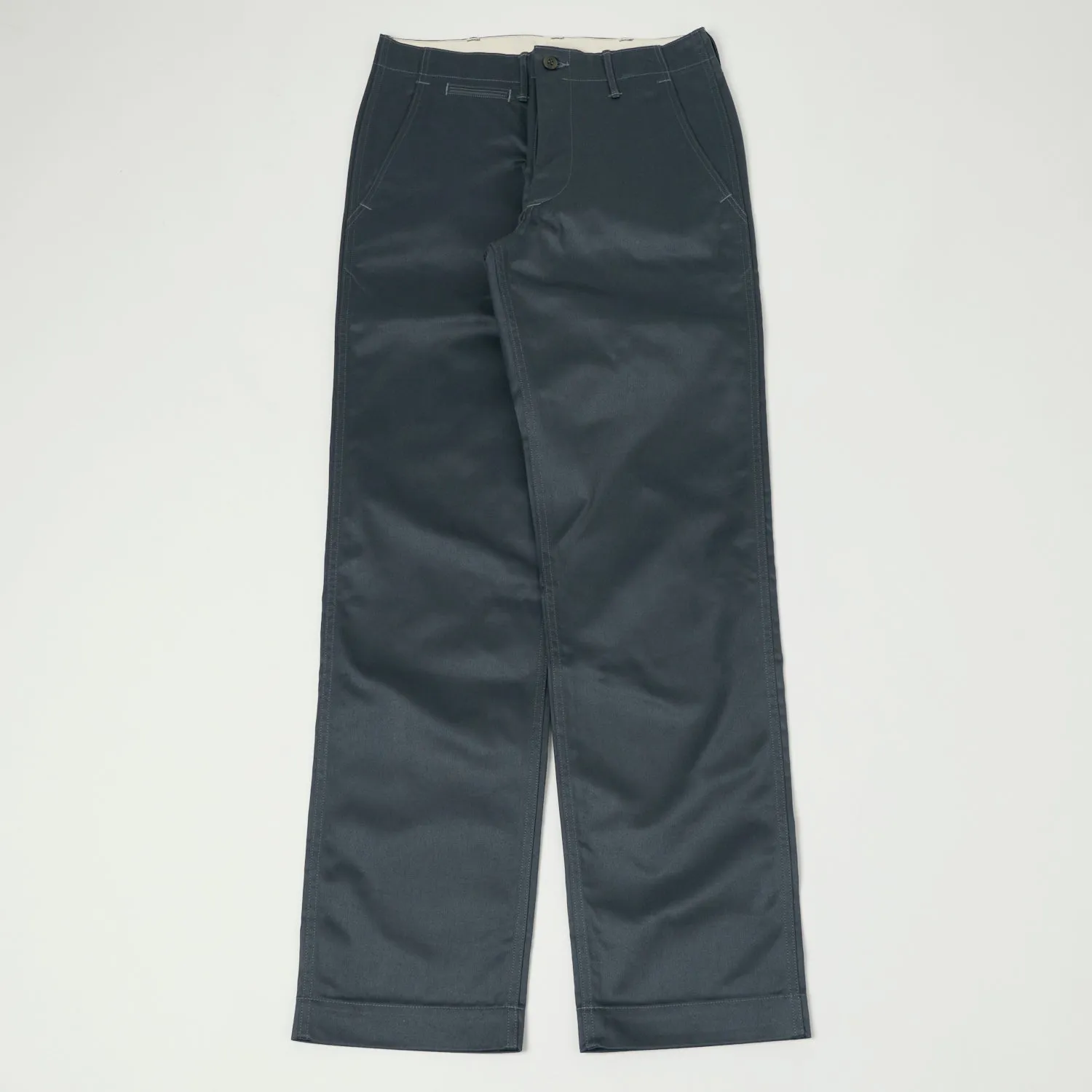 Warehouse & Co 1082 Duck Digger Chino - Blue Grey sold by Son of a Stag