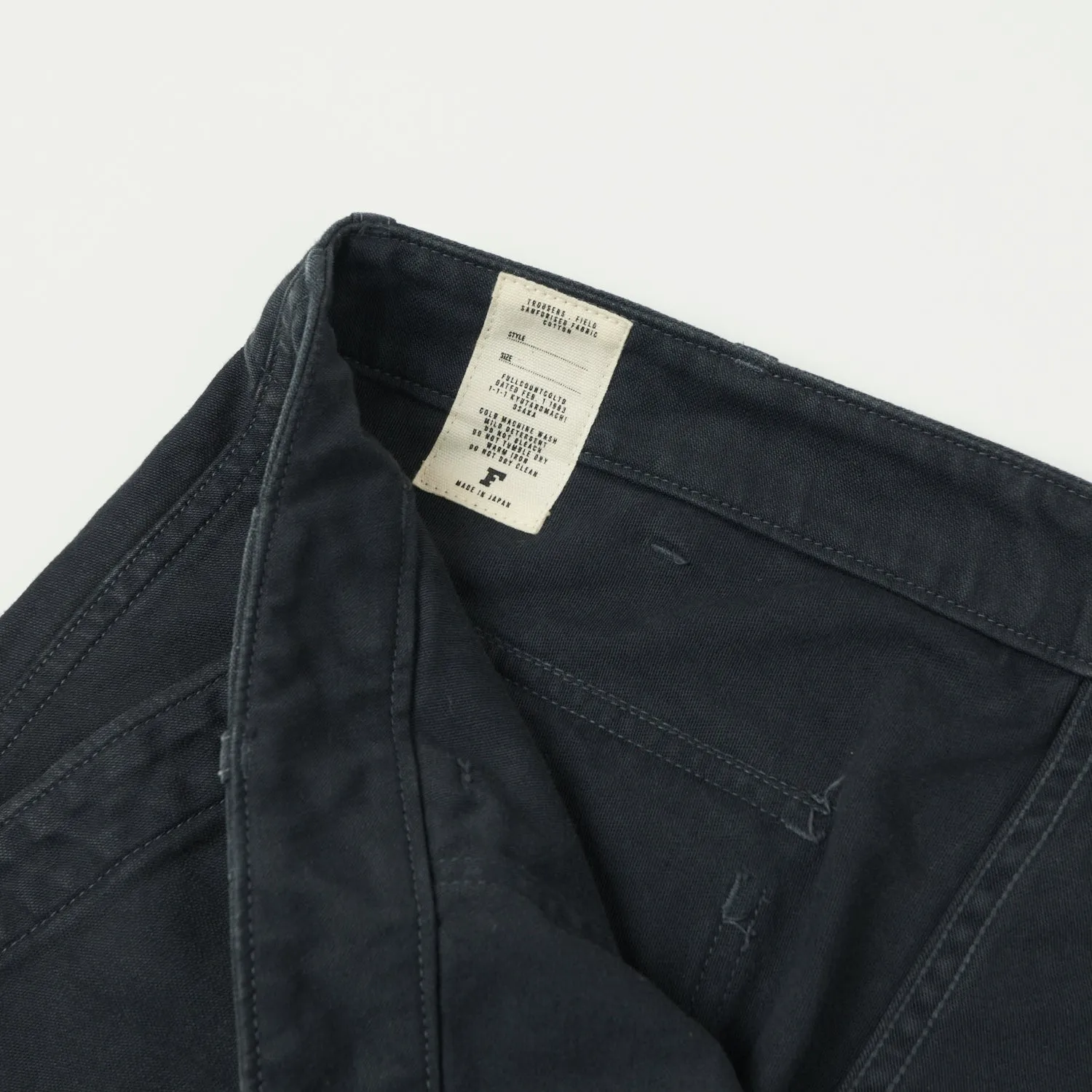 FULLCOUNT 1992 OG107 Utility Trouser - Black sold by Son of a Stag product image thumbnail 4