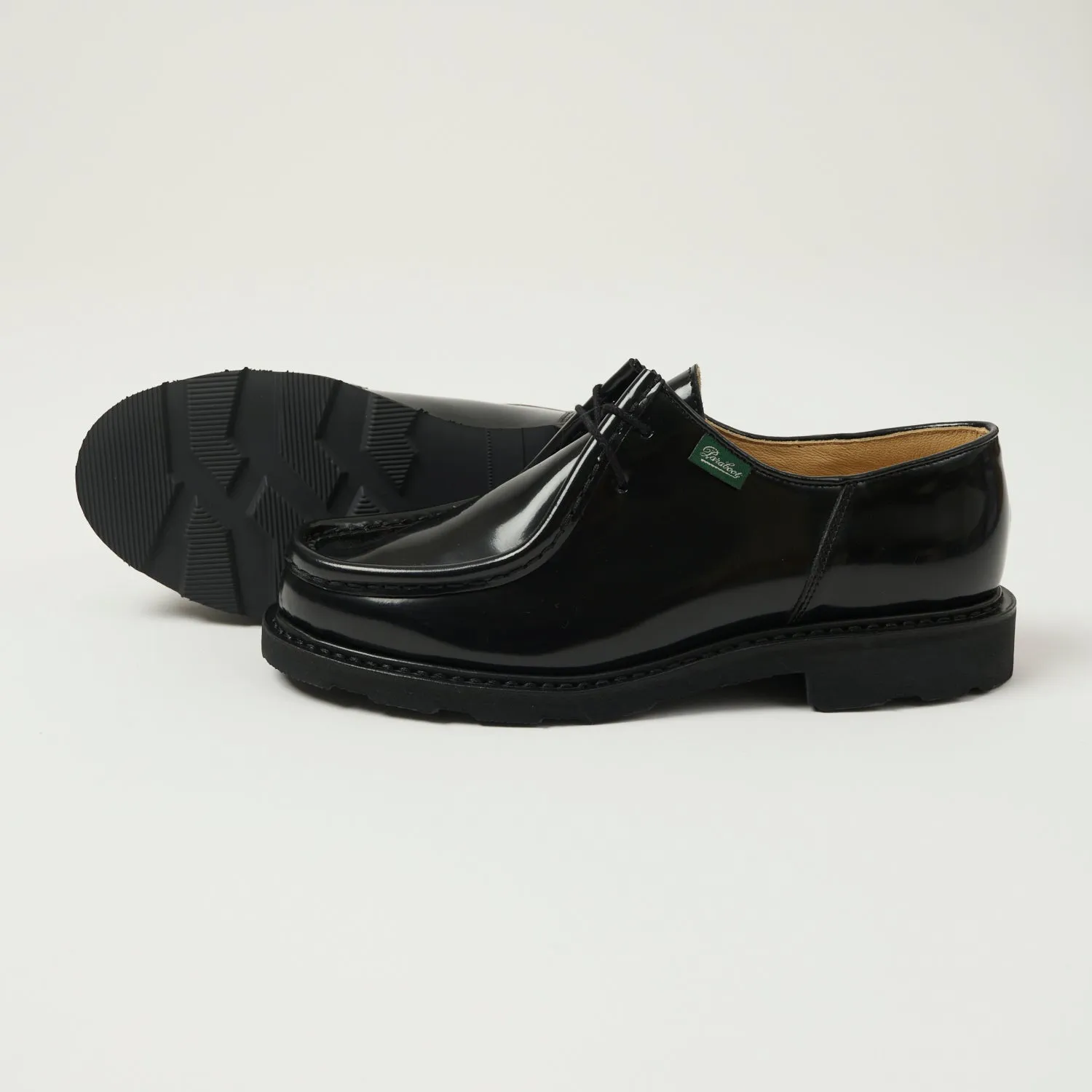 Paraboot Michael Griff II Shoe (W) - Gloss Noir sold by Son of a Stag product image thumbnail 4