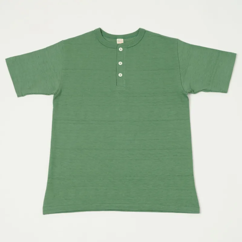 Warehouse & Co 4601 Henley T-Shirt - MC Green sold by Son of a Stag
