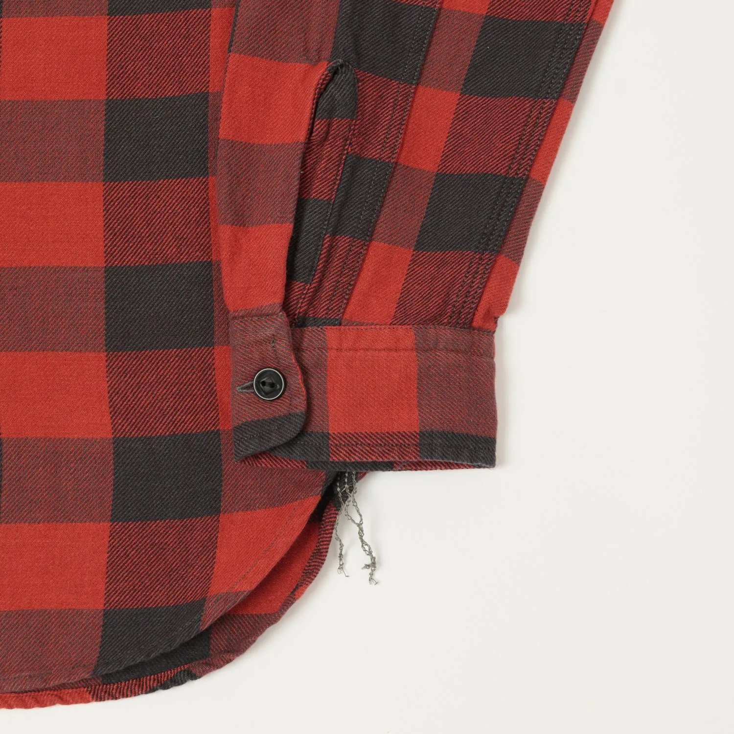RRL Plaid Twill Workshirt - Red/Black sold by Son of a Stag product image thumbnail 3