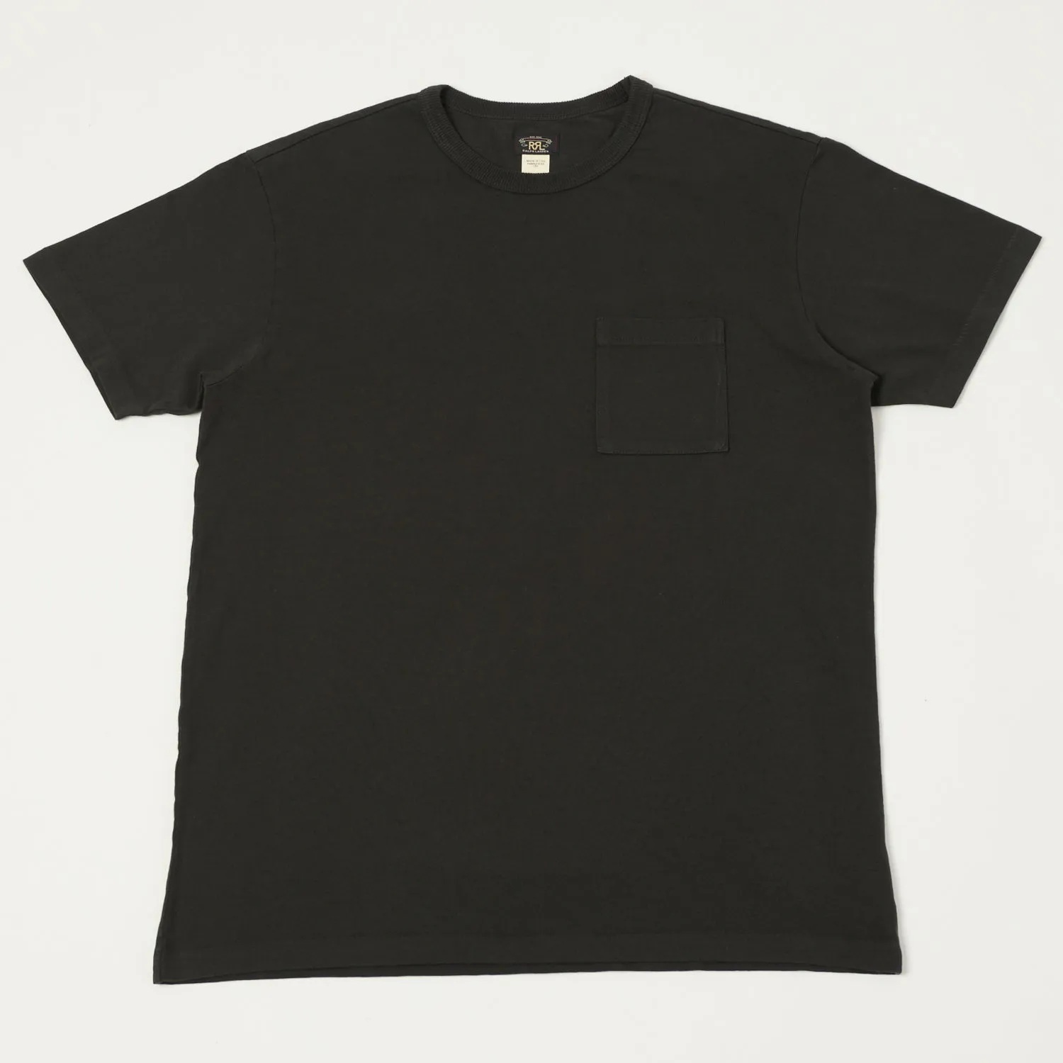 RRL Pocket T-Shirt Two Pack - Black sold by Son of a Stag