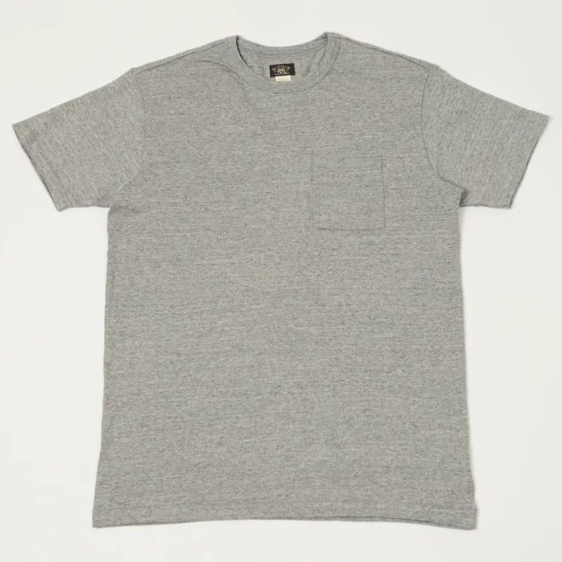 RRL Pocket T-Shirt Two-Pack - Heather Grey sold by Son of a Stag