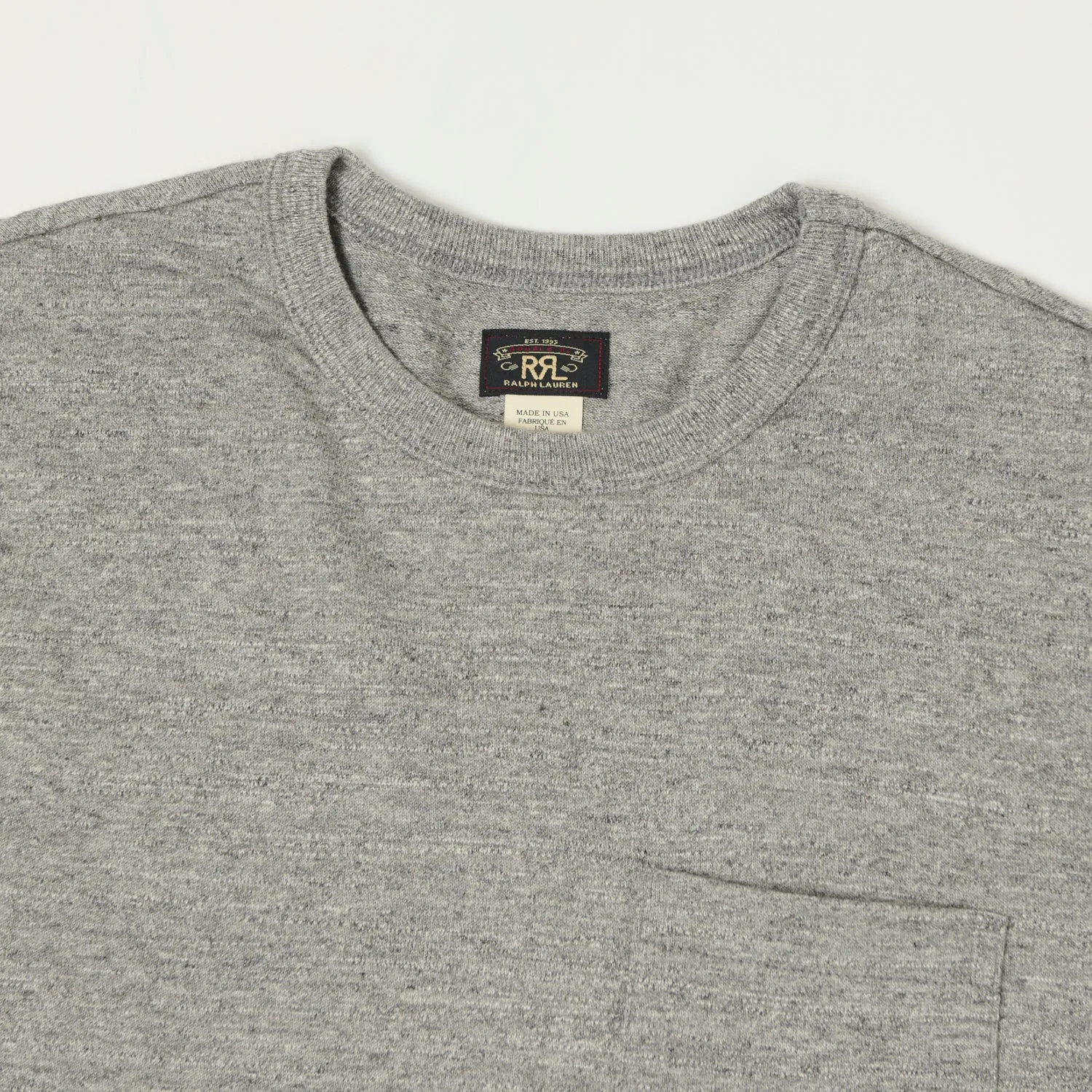 RRL Pocket T-Shirt Two Pack - Heather Grey sold by Son of a Stag product image thumbnail 3