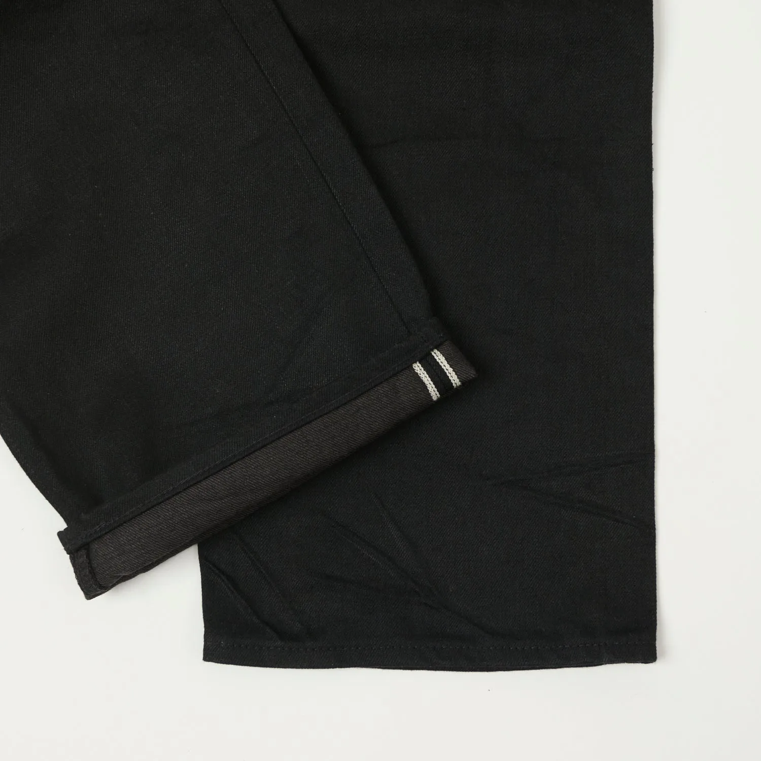 RRL 5-Pocket Selvedge Wide Straight Jean - Black Used Wash sold by Son of a Stag product image thumbnail 3