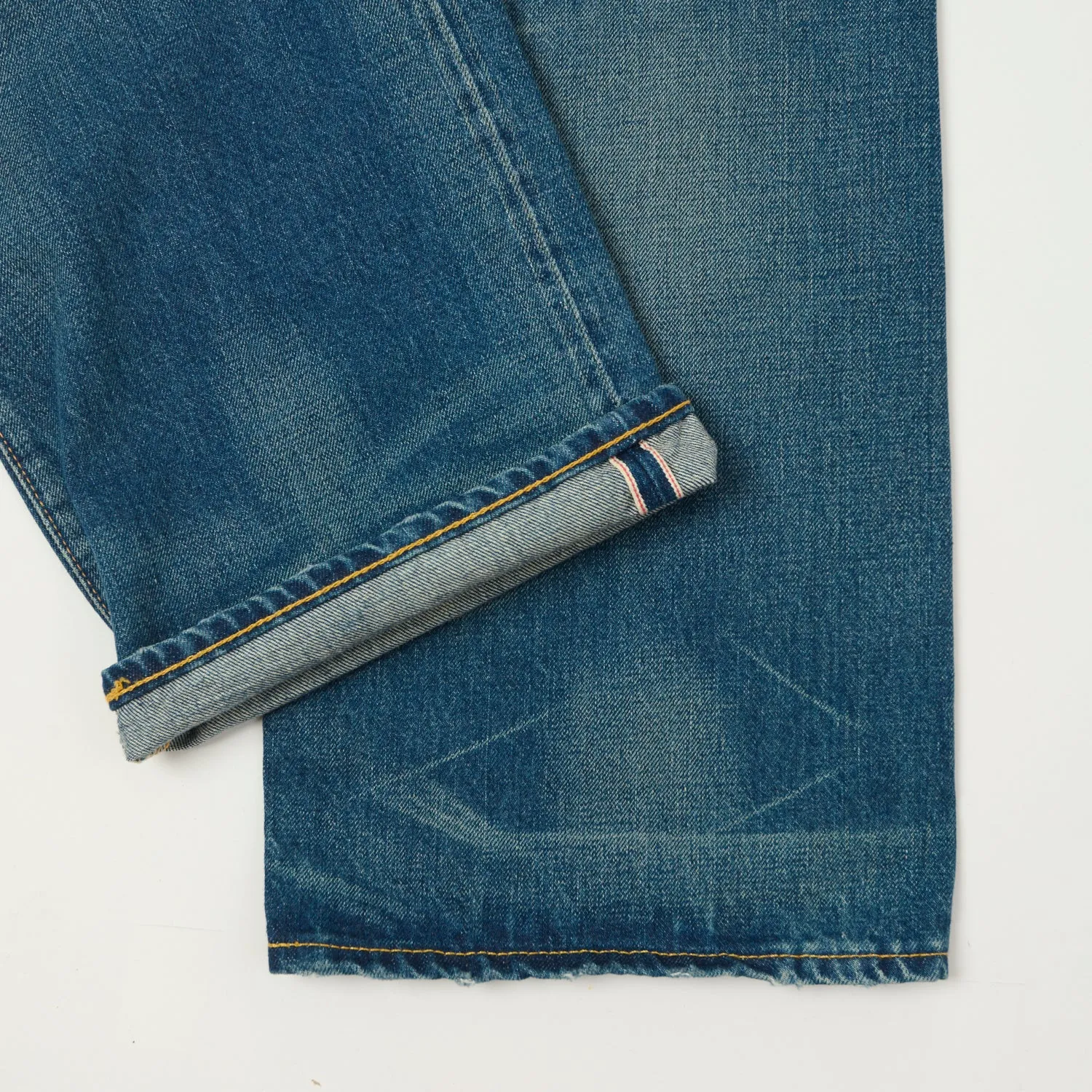RRL 5-Pocket Selvedge Wide Straight Jean - Grandfalls Wash sold by Son of a Stag product image thumbnail 4
