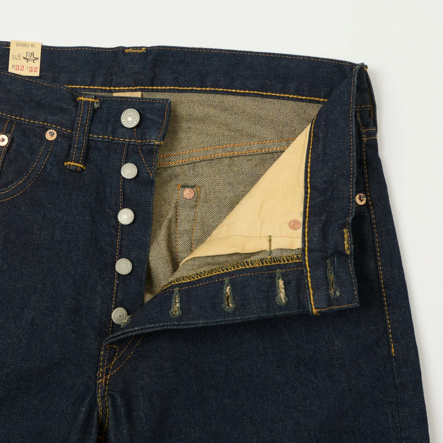 RRL Classic Regular Straight Jean - One Wash sold by Son of a Stag product image thumbnail 4