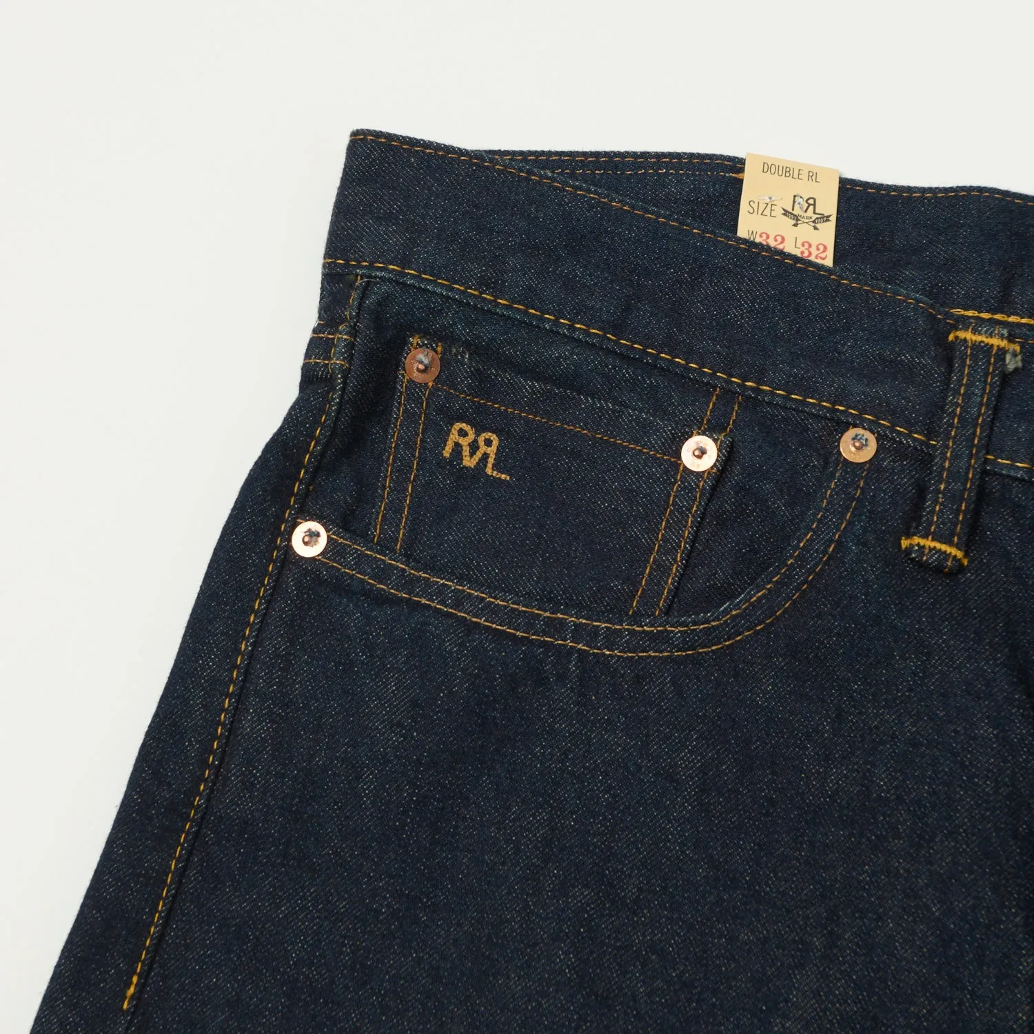 RRL Classic Regular Straight Jean - One Wash sold by Son of a Stag product image thumbnail 5