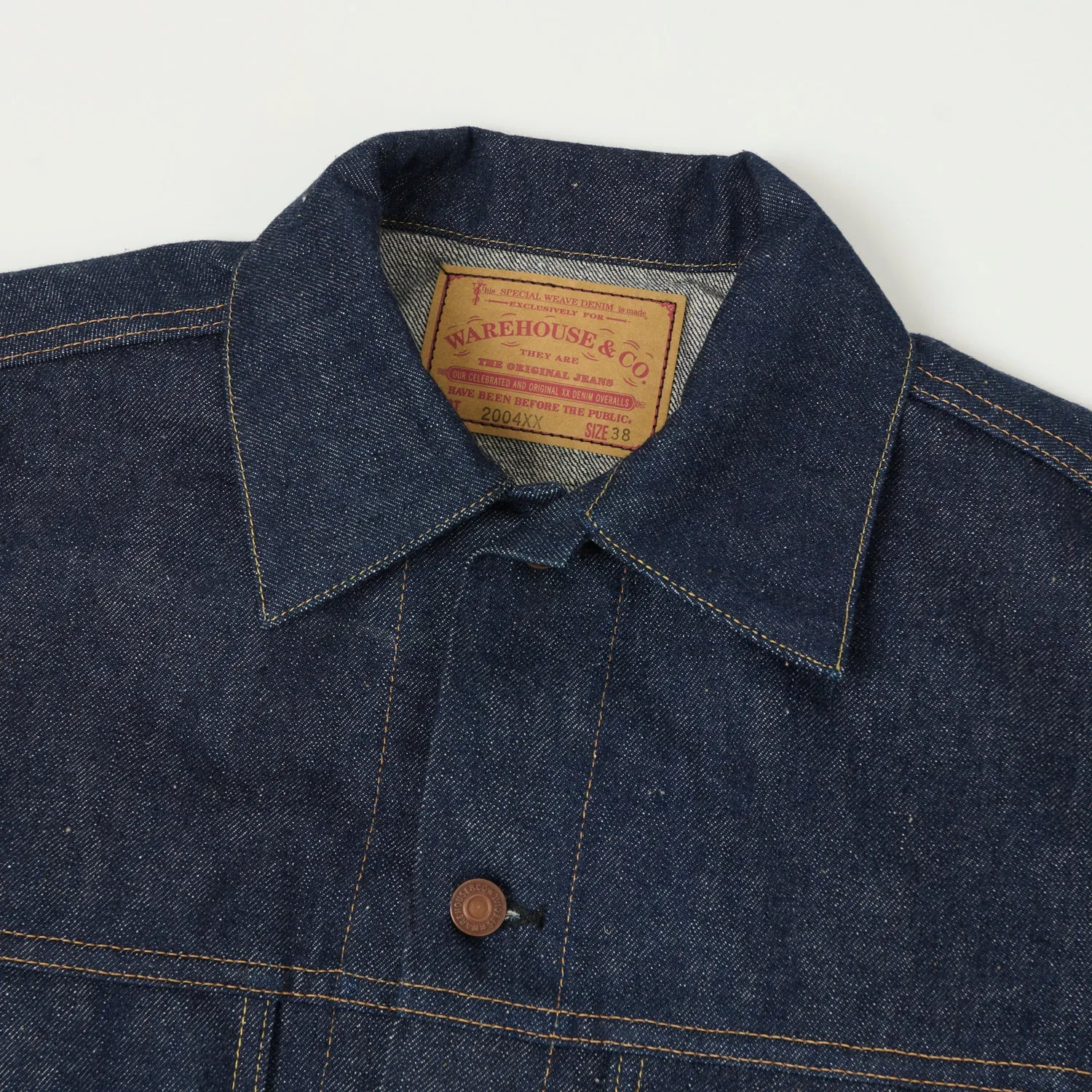 Warehouse & Co 2004XX Type III Denim Jacket - Raw sold by Son of a Stag product image thumbnail 2