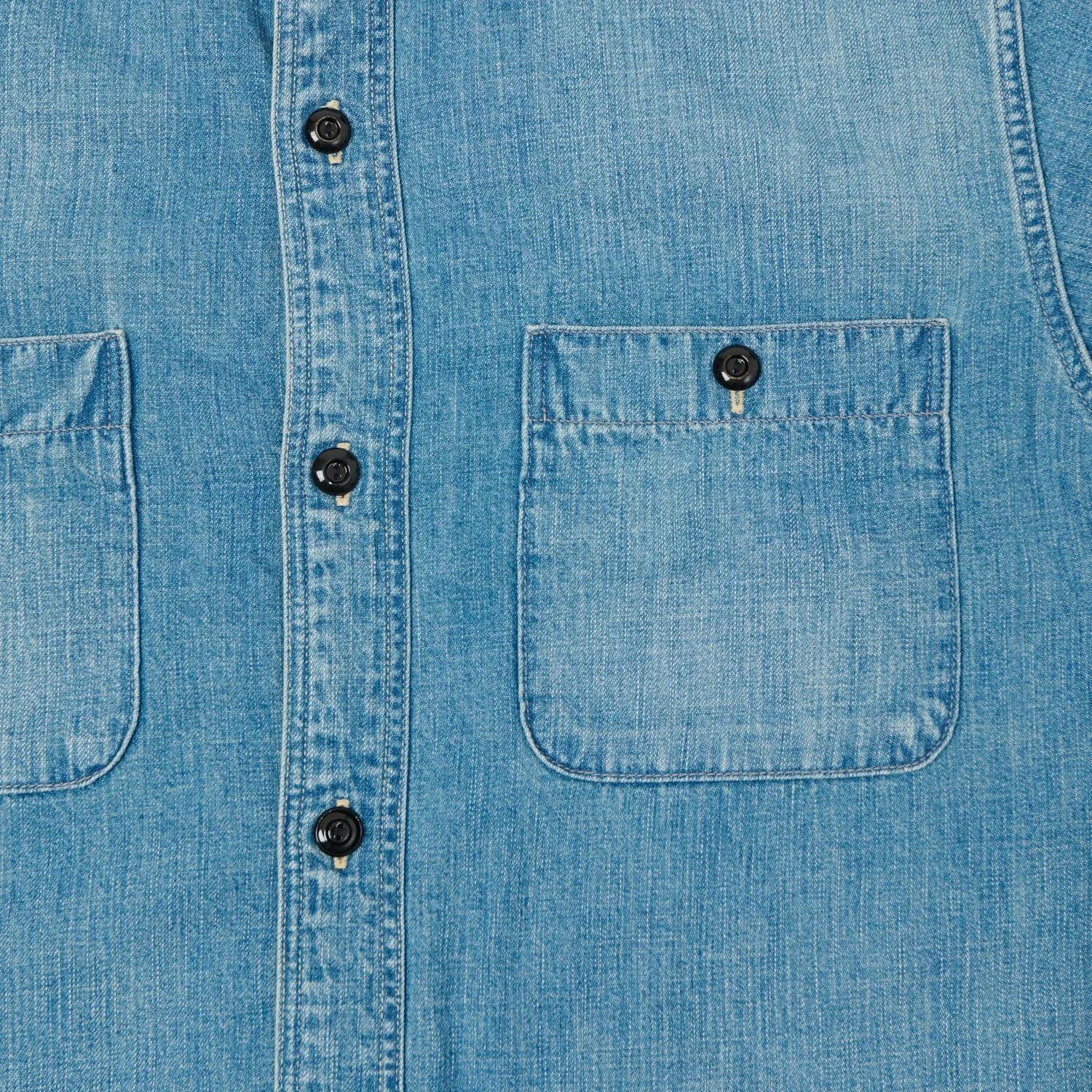 Full Count 4890 Denim Work Shirt - Heavy Wash sold by Son of a Stag product image thumbnail 5