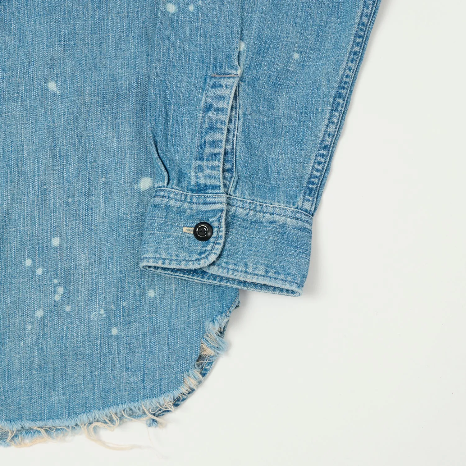 Full Count 4890 Denim Work Shirt - Heavy Wash sold by Son of a Stag product image thumbnail 3