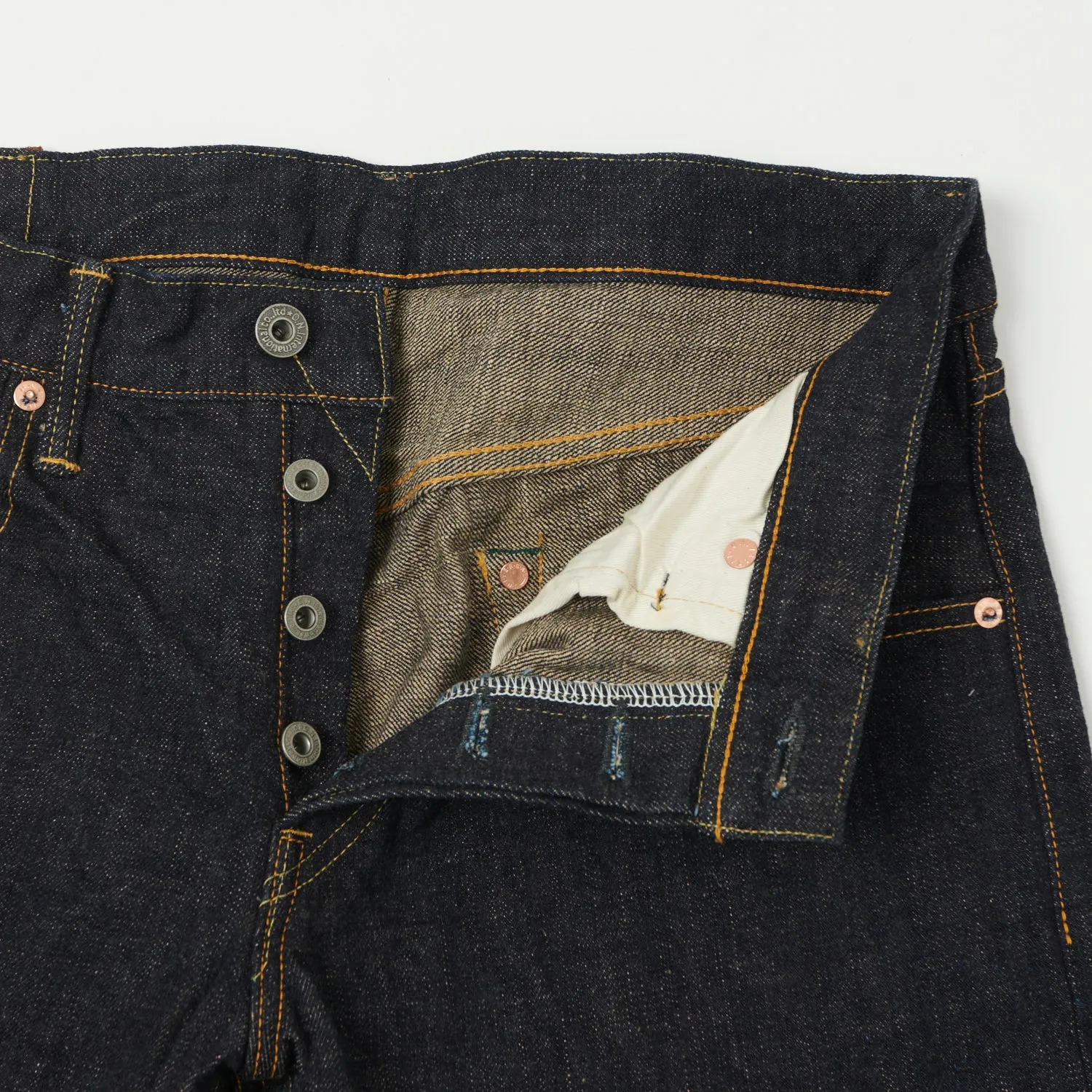 ONI Denim 622-14KBE 14oz Relaxed Tapered Jean - One Wash sold by Son of a Stag product image thumbnail 5