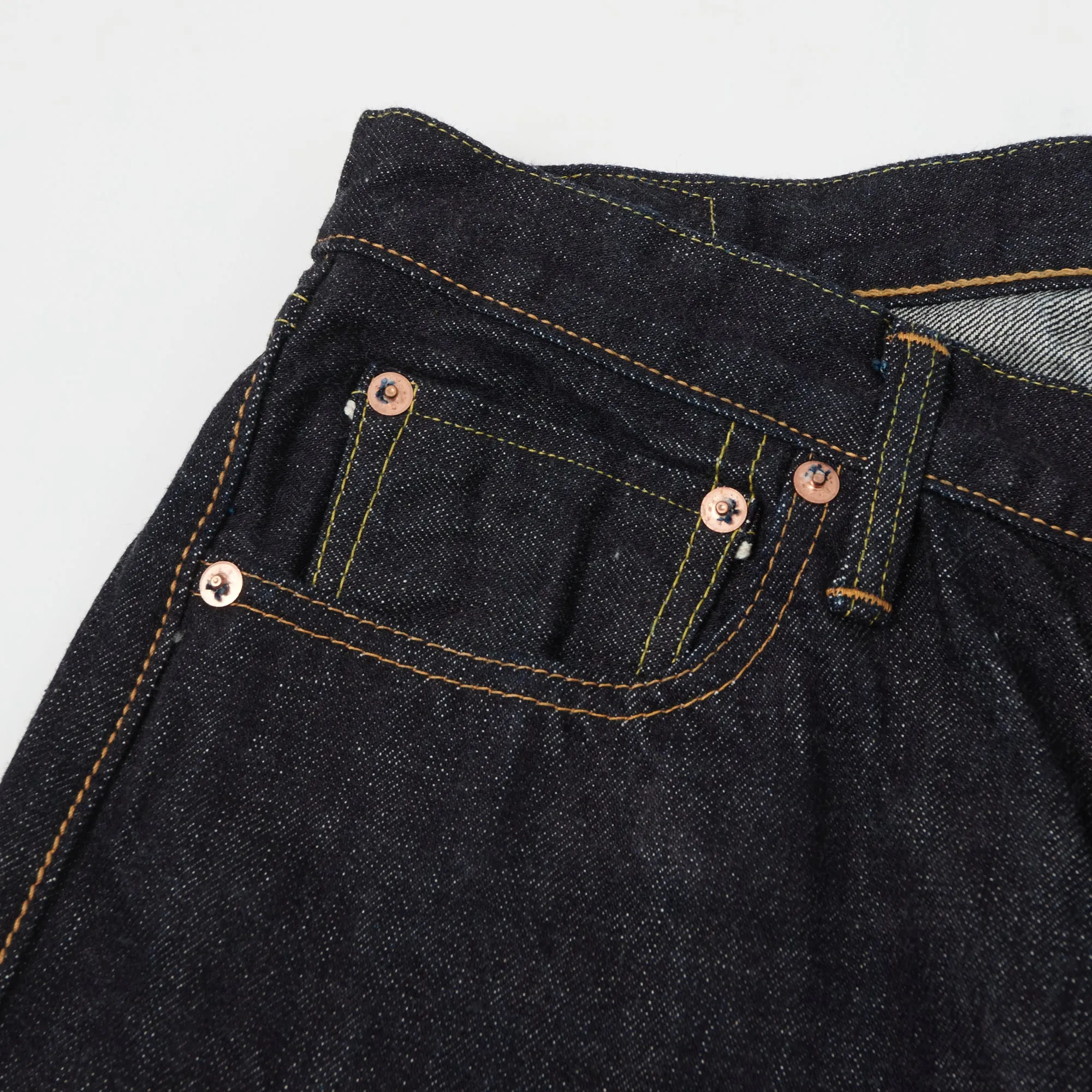 FULLCOUNT 1110XX 15.5oz Slim Tapered Jean - One Wash sold by Son of a Stag product image thumbnail 5