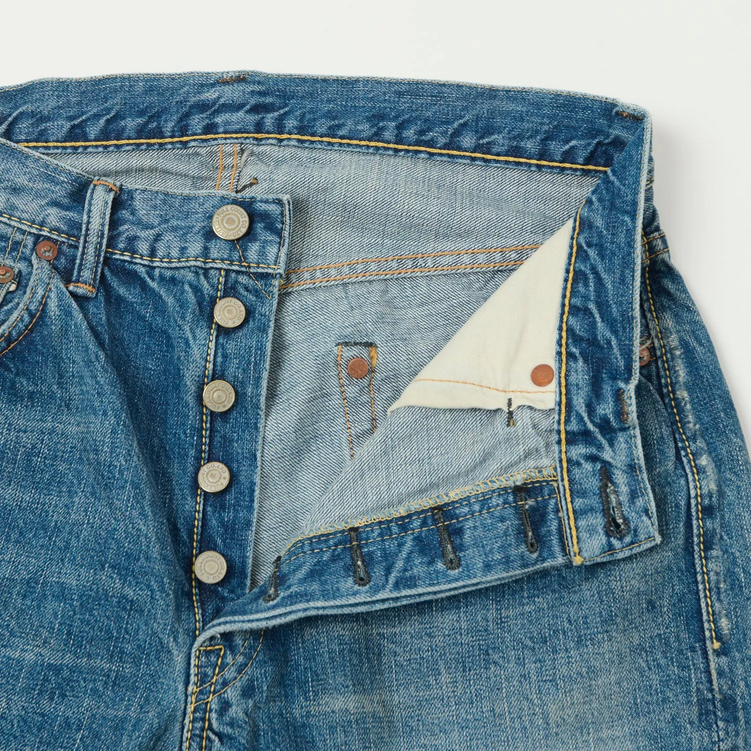 FULLCOUNT 1103 13.7oz Clean Straight Jean - 'Dartford' Wash sold by Son of a Stag product image thumbnail 3