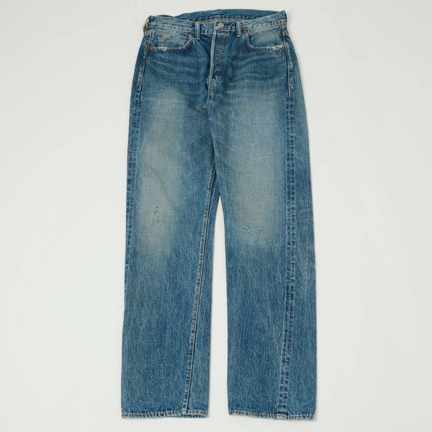 FULLCOUNT 1103 13.7oz Clean Straight Jean - 'Dartford' Wash sold by Son of a Stag