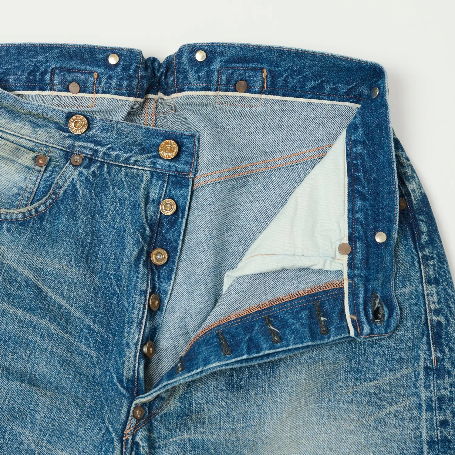 FULLCOUNT 1373 'Son of the Soil' 13.7oz Loose Straight Jean - Heavy Wash sold by Son of a Stag product image thumbnail 5