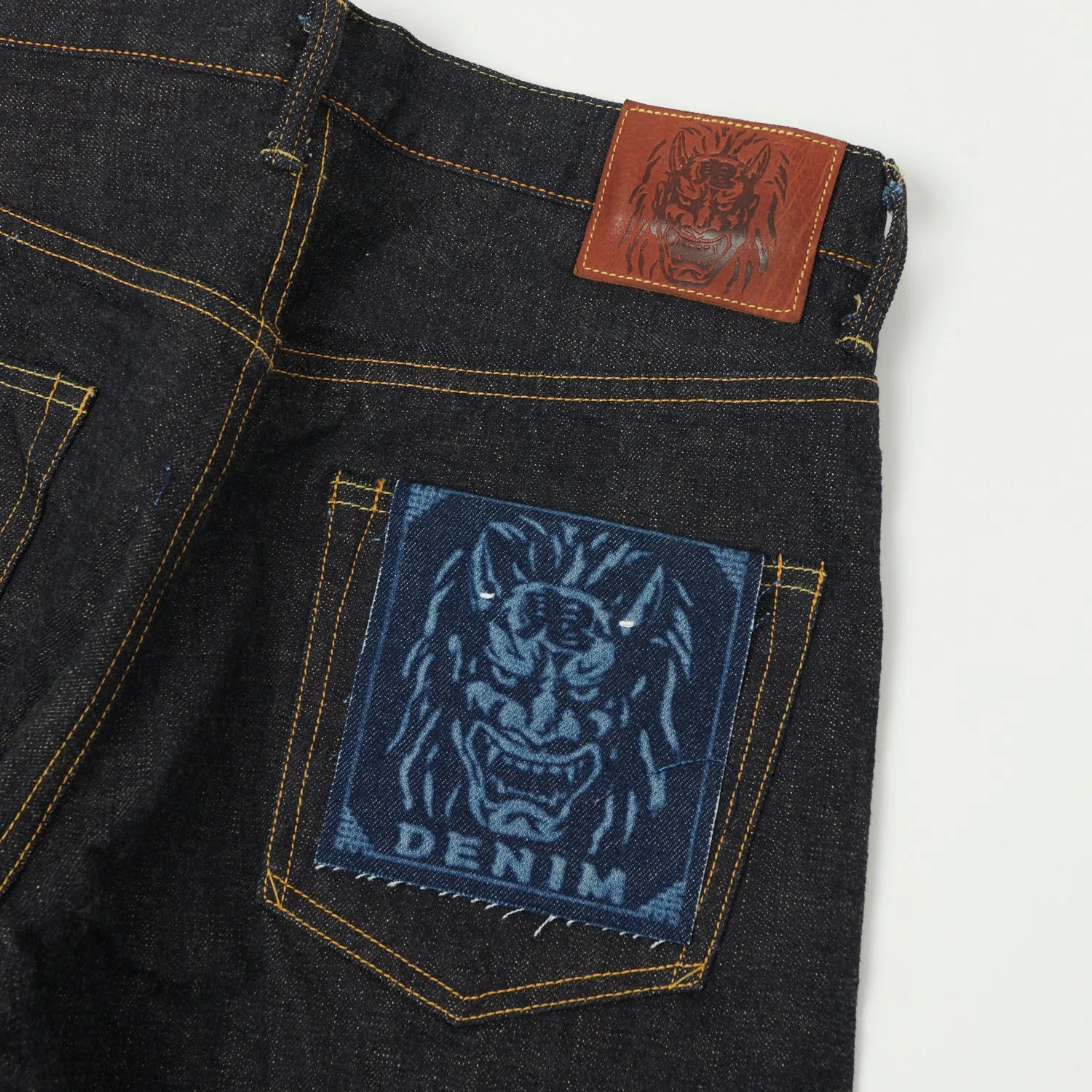 ONI Denim 200-14KBE 14oz Wide Straight Jean - One Wash sold by Son of a Stag product image thumbnail 2