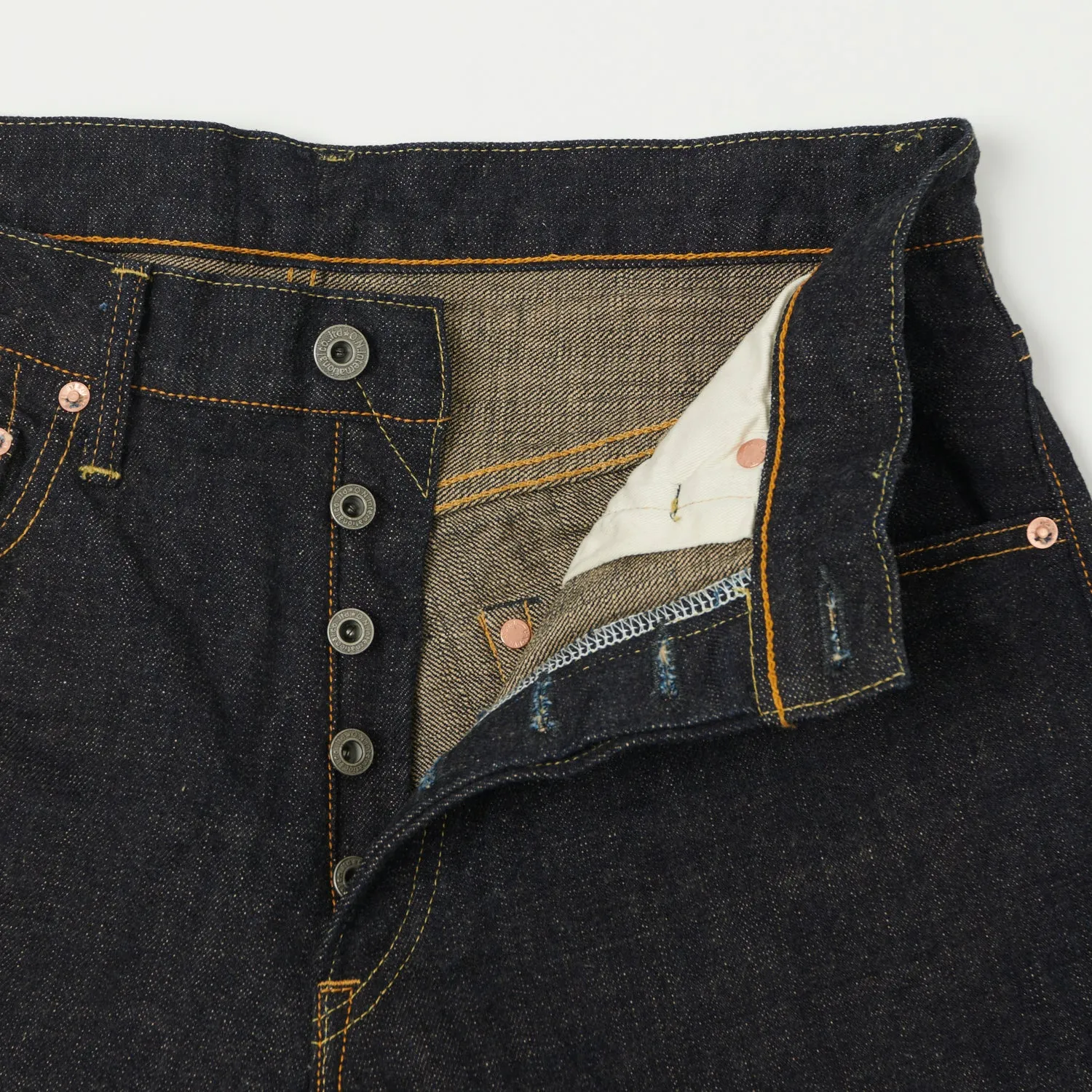 ONI Denim 200-14KBE 14oz Wide Straight Jean - One Wash sold by Son of a Stag product image thumbnail 5