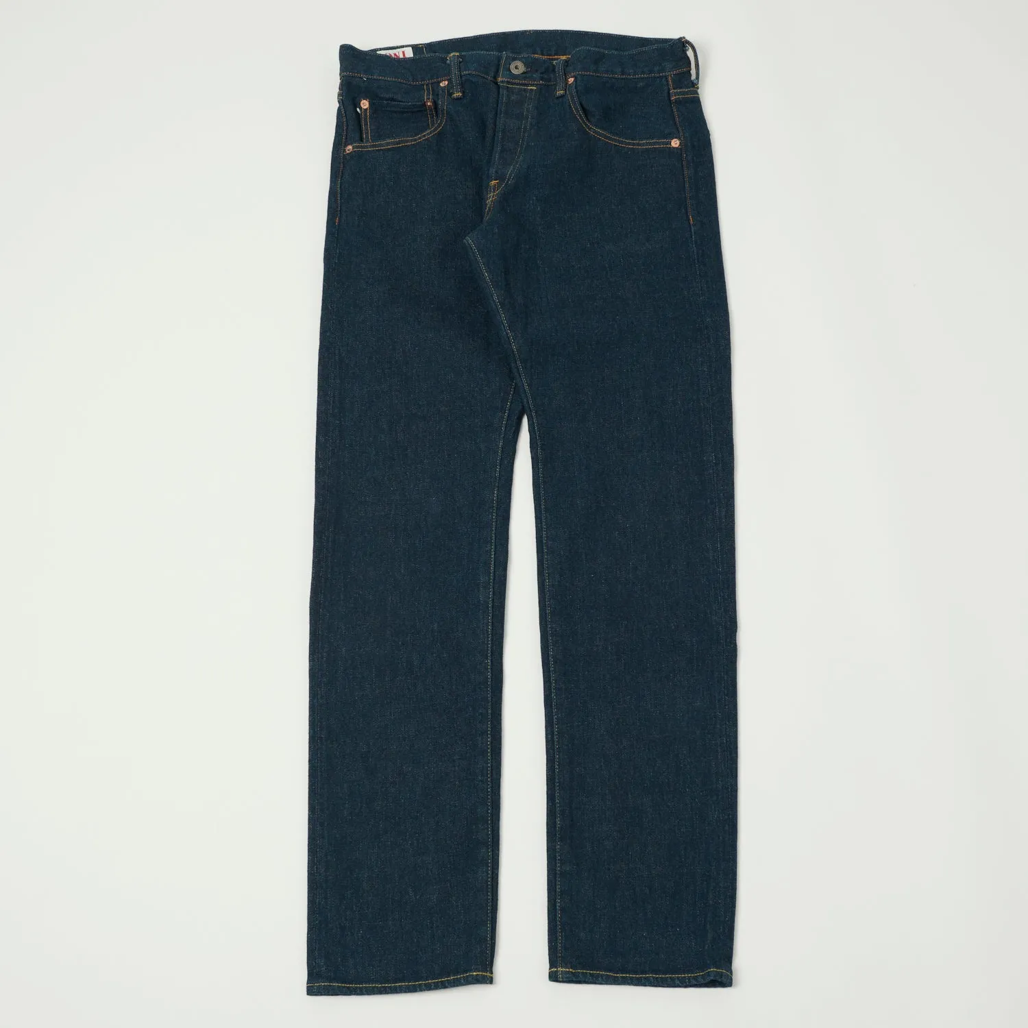ONI Denim 121S Ishikawadai 15oz Slim Tapered Stretch Jean - One Wash sold by Son of a Stag