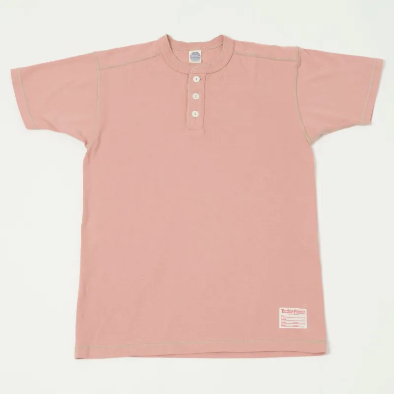 TOYS McCOY Union Henley - Pink sold by Son of a Stag