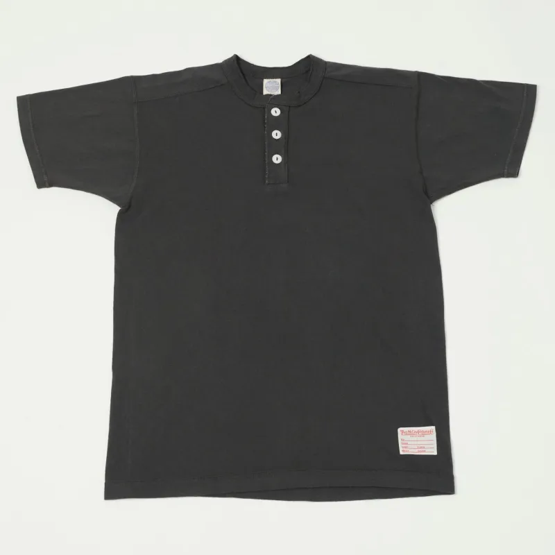 TOYS McCOY Union Henley - Black sold by Son of a Stag