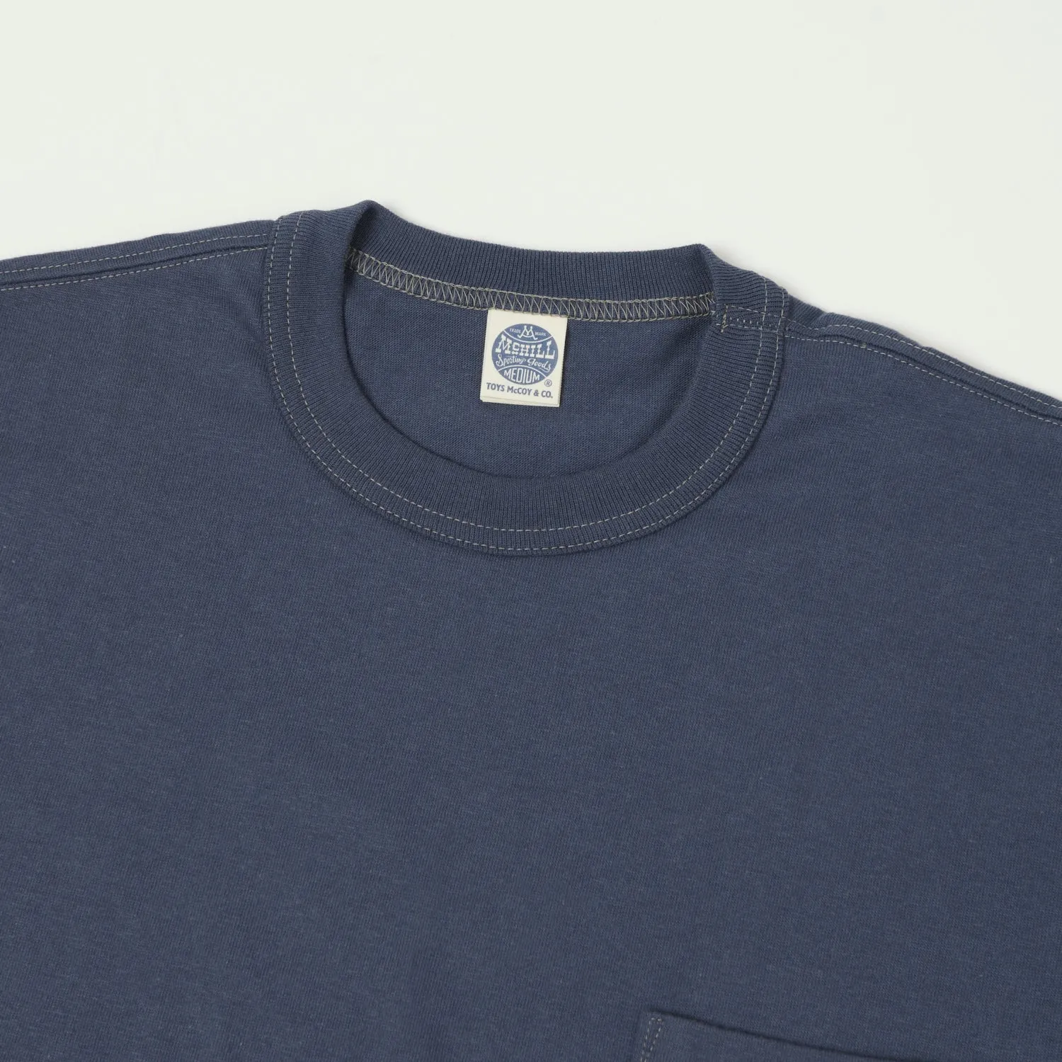 TOYS McCOY Pocket T-Shirt - Navy sold by Son of a Stag product image thumbnail 2
