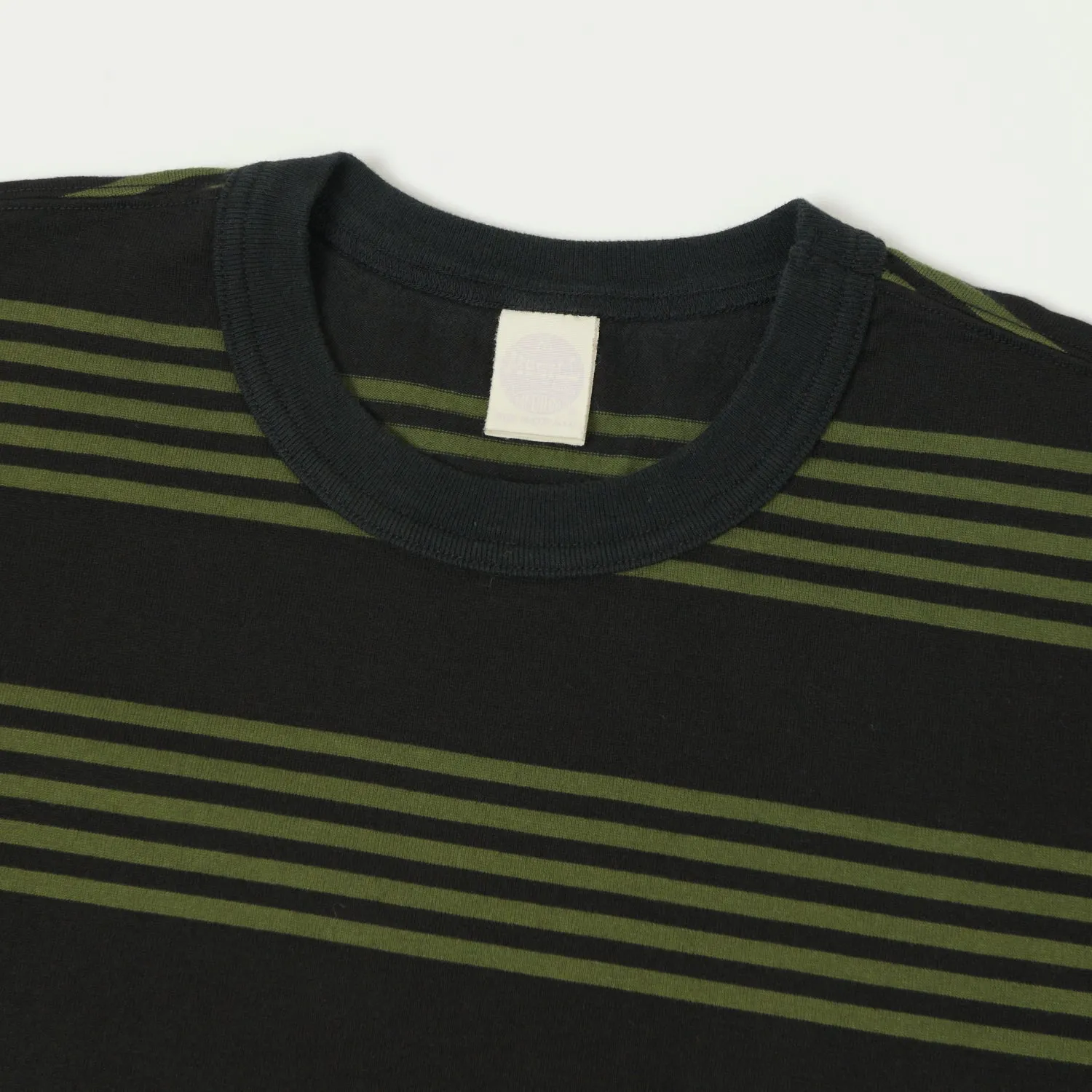 TOYS McCOY Multi Bordered T-Shirt - Green/Black sold by Son of a Stag product image thumbnail 2