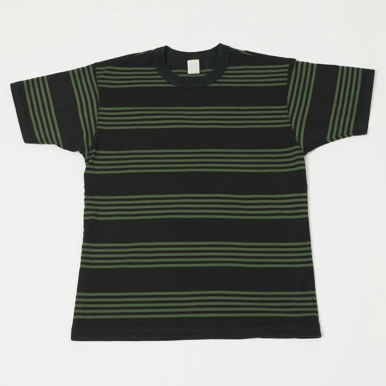 TOYS McCOY Multi Bordered T-Shirt - Green/Black sold by Son of a Stag