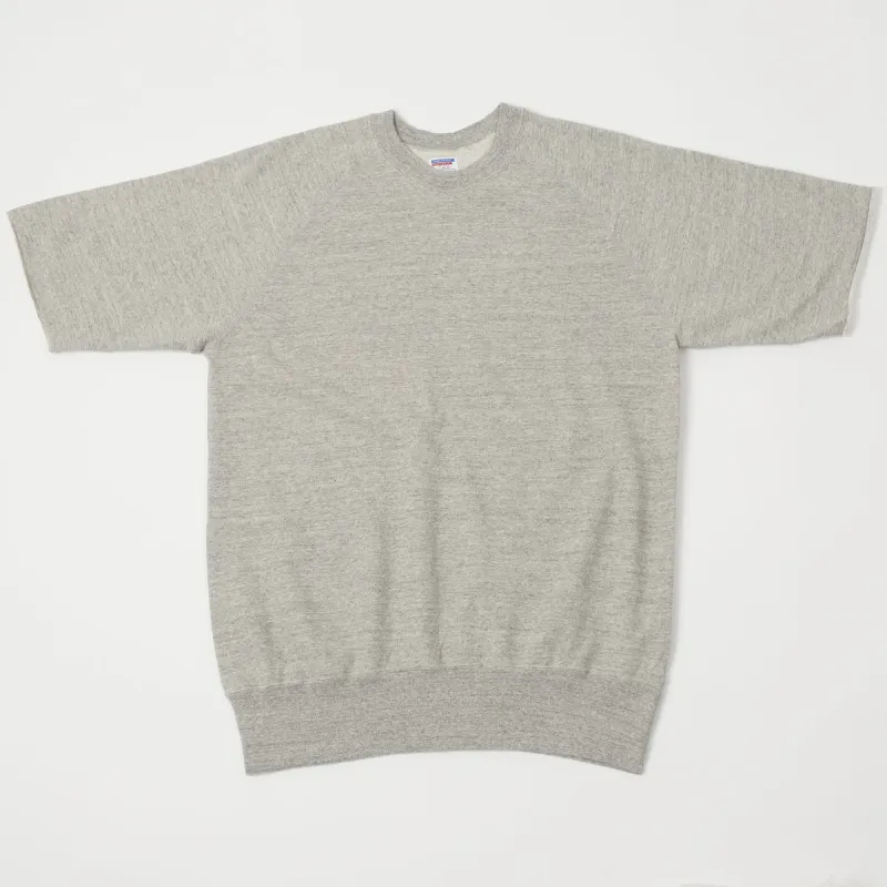 Dubbleworks Cut Off Sleeve Sweatshirt - Heather Grey sold by Son of a Stag