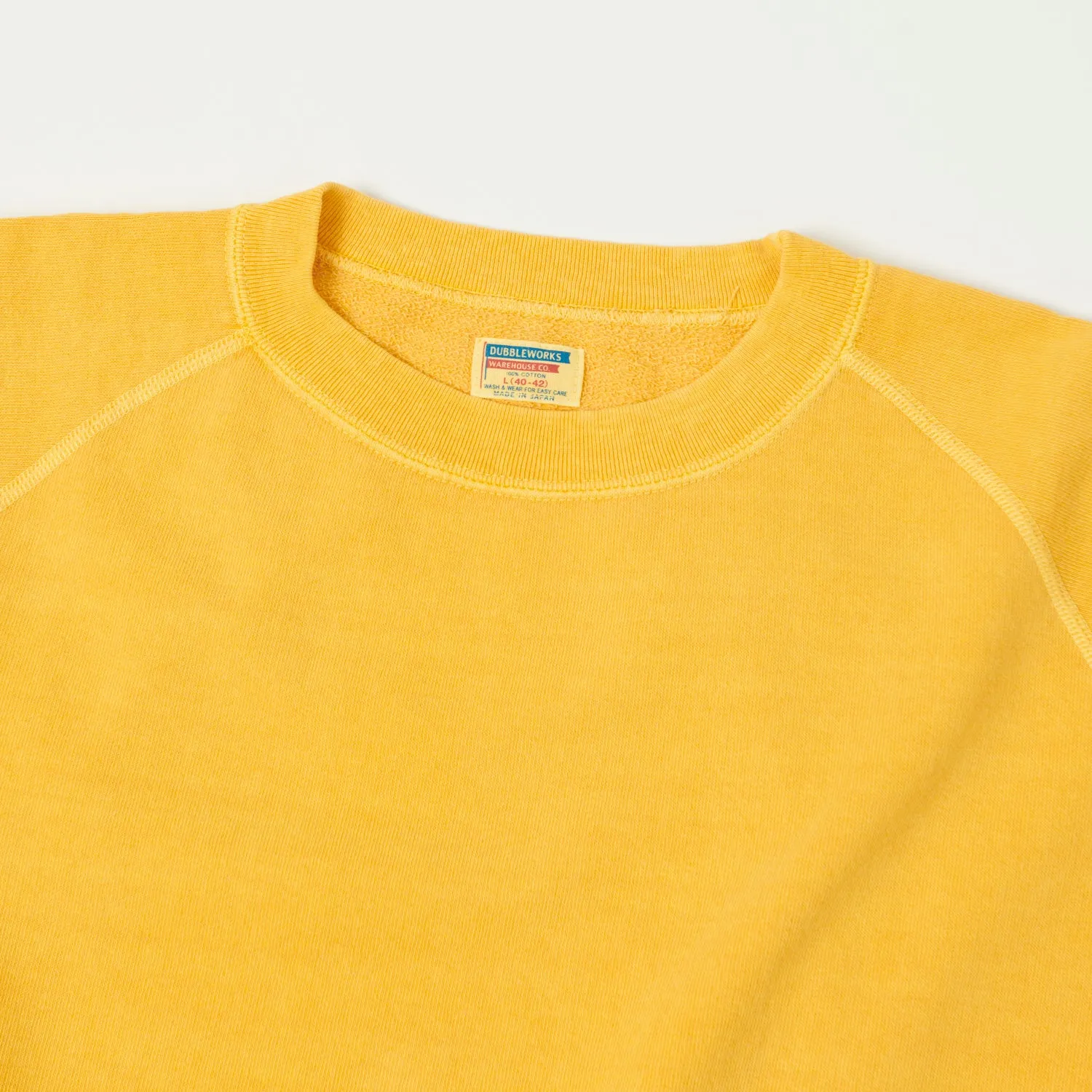 Dubbleworks Cut Off Sleeve Pigment Dyed Sweatshirt - Gold sold by Son of a Stag product image thumbnail 2