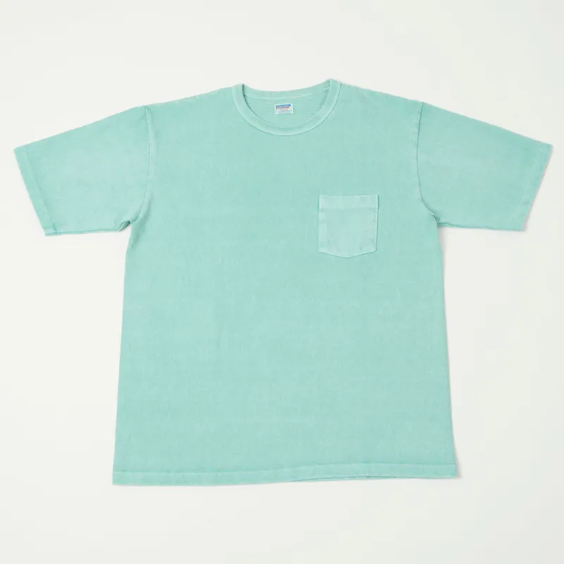 Dubbleworks Heavy Fabric Pigment Dye Pocket Tee - Light Turquoise sold by Son of a Stag