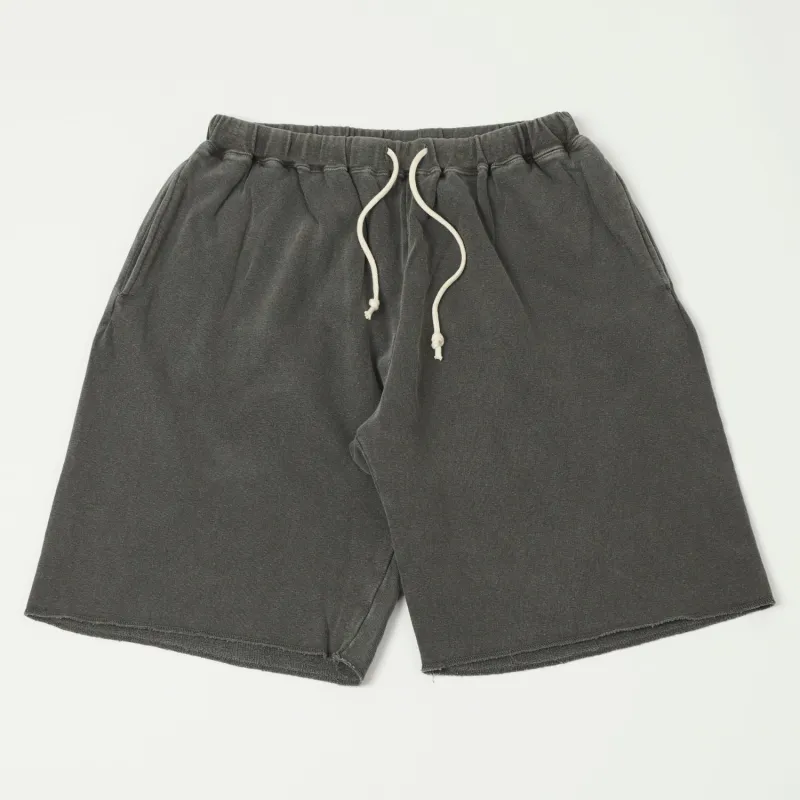 Dubbleworks Pigment Dyed Sweatshorts - Sumikuro sold by Son of a Stag