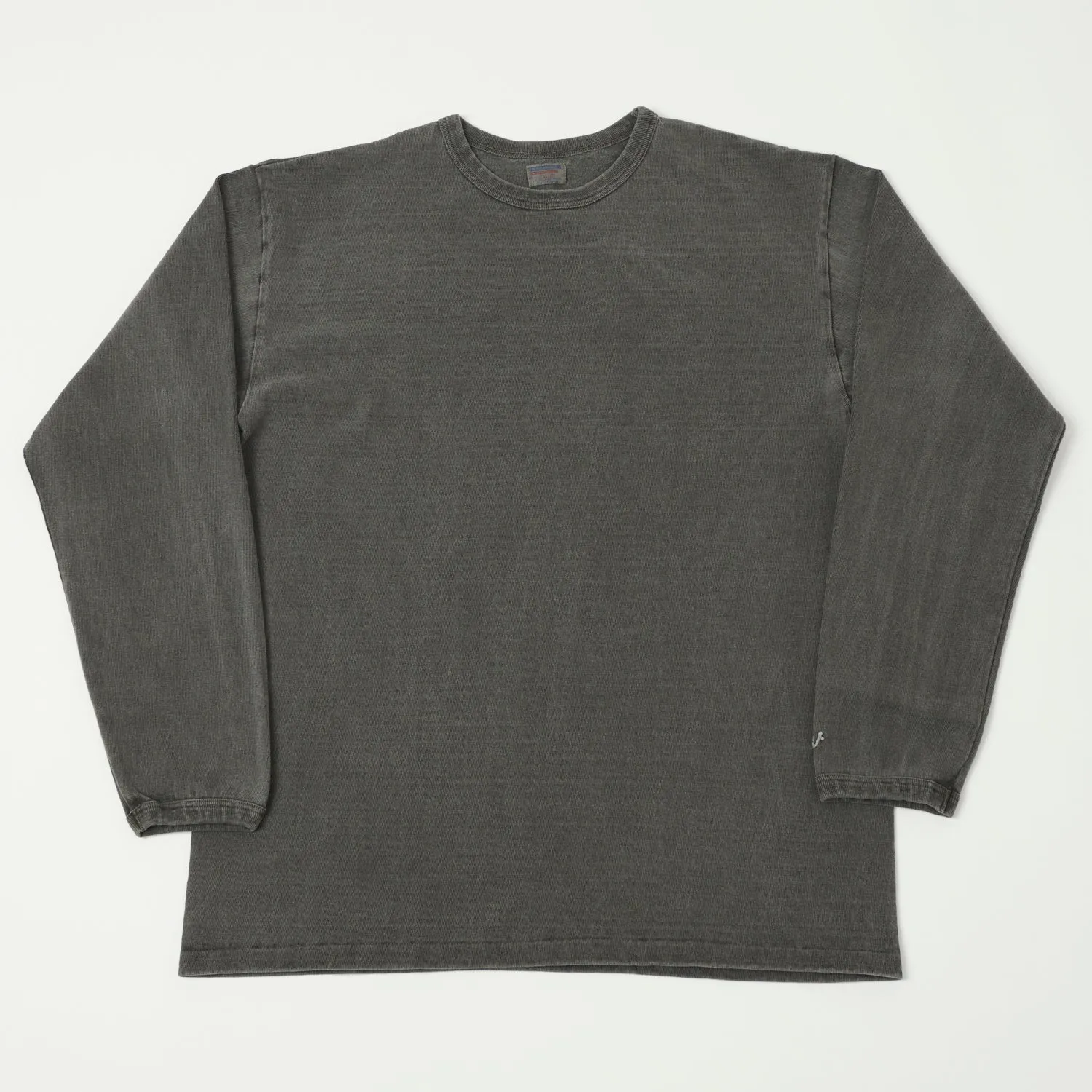 Dubbleworks Heavy Fabric Long Sleeve Pigment Dyed Tee - Sumikuro sold by Son of a Stag