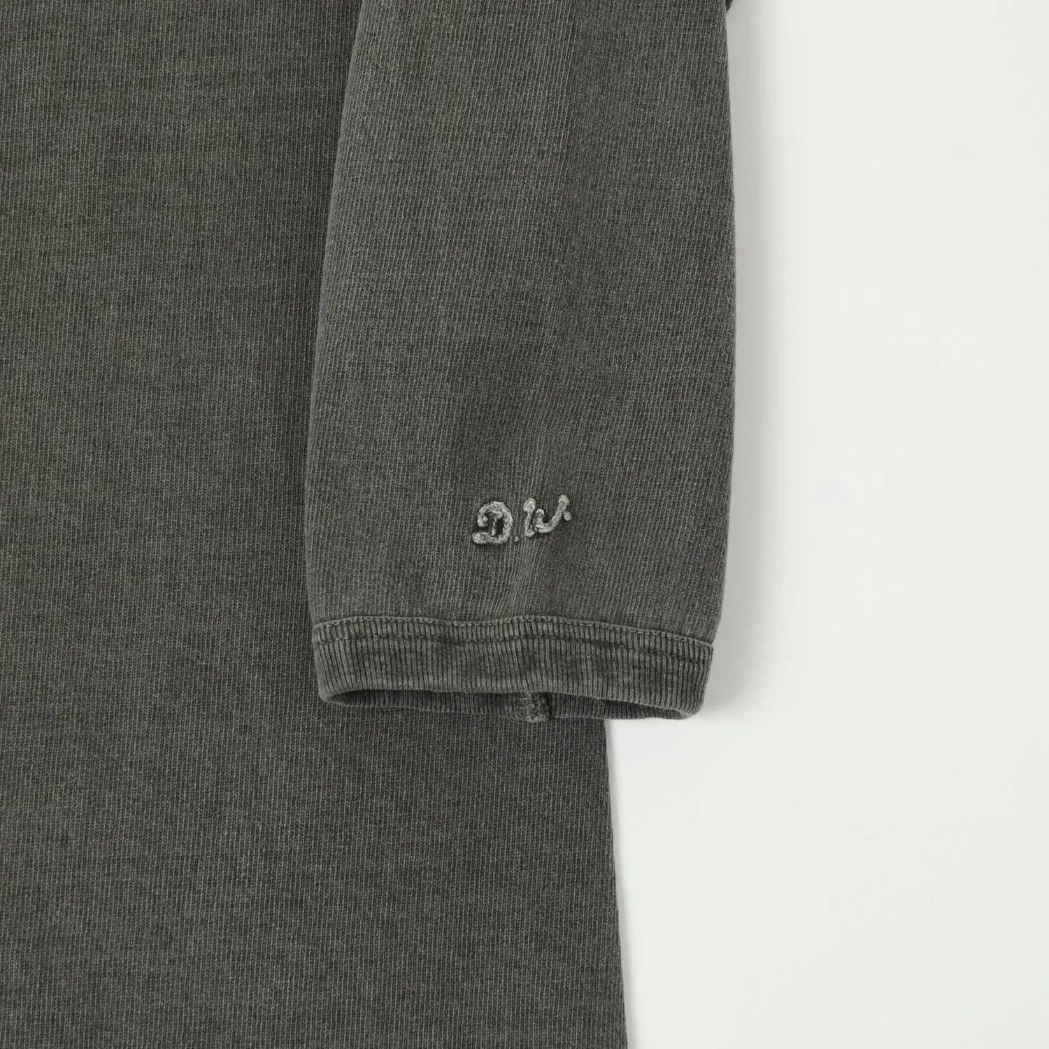 Dubbleworks Heavy Fabric Long Sleeve Pigment Dyed Tee - Sumikuro sold by Son of a Stag product image thumbnail 3