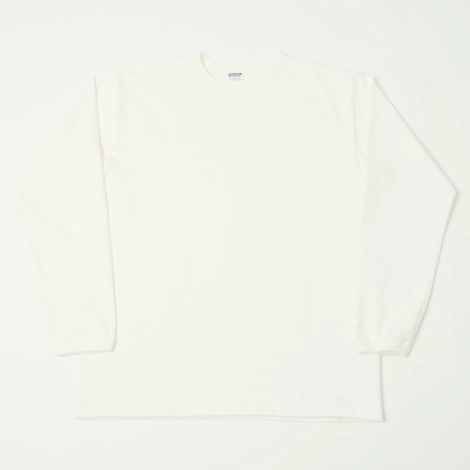 Dubbleworks Heavy Fabric Long Sleeve Tee - Off White sold by Son of a Stag