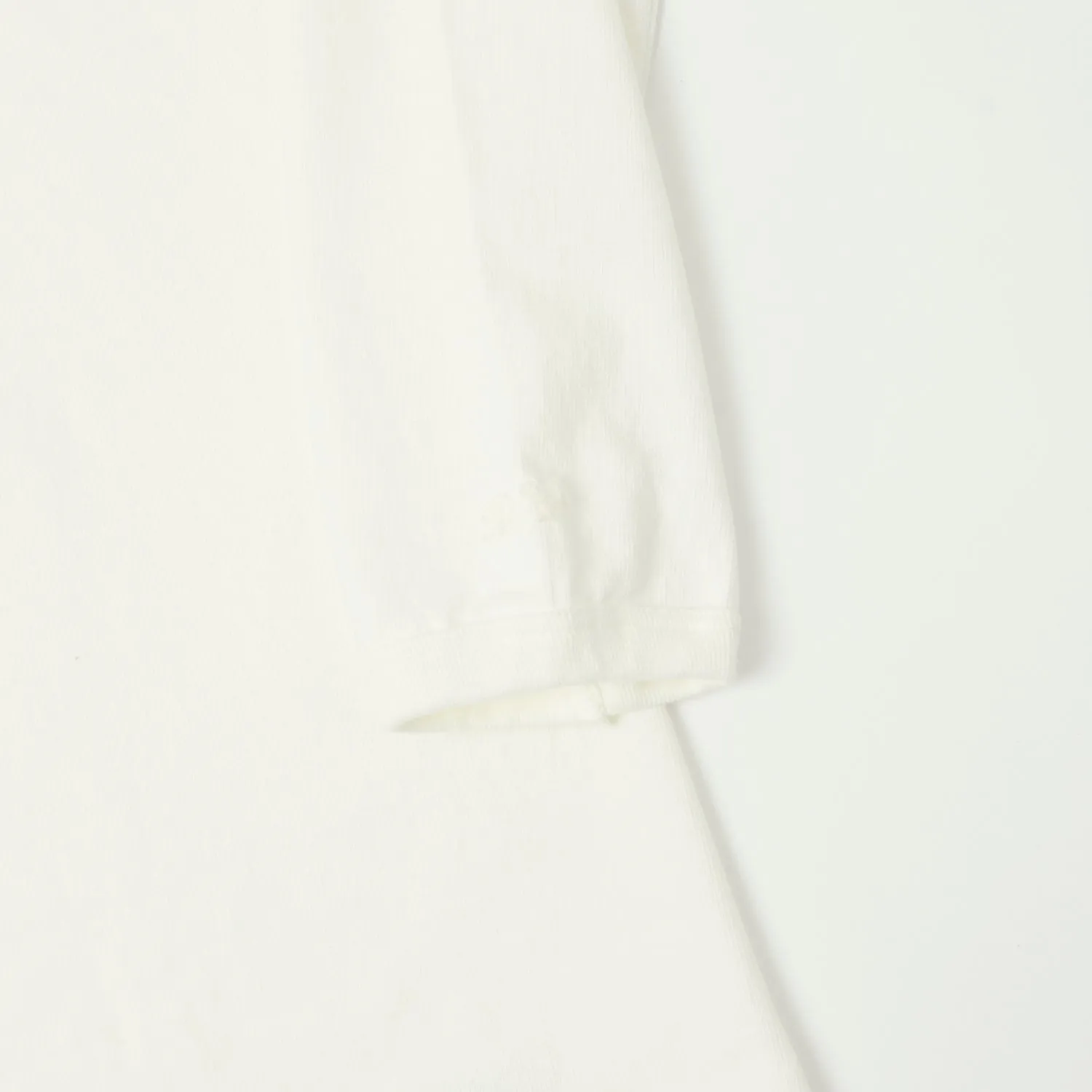 Dubbleworks Heavy Fabric Long Sleeve Tee - Off White sold by Son of a Stag product image thumbnail 3