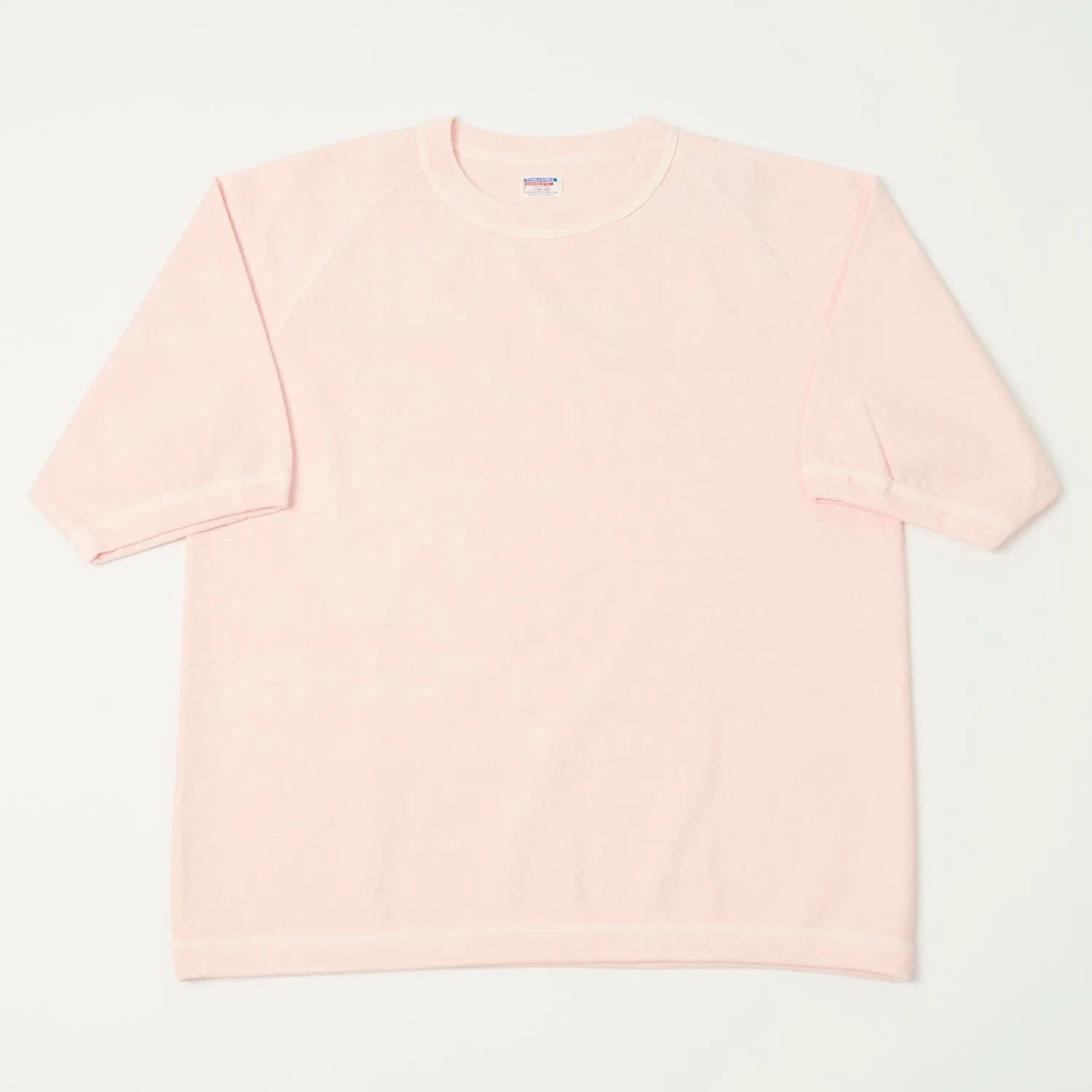 Dubbleworks Heavy Fabric Raglan Sleeve Pigment Dye Tee - Pink sold by Son of a Stag