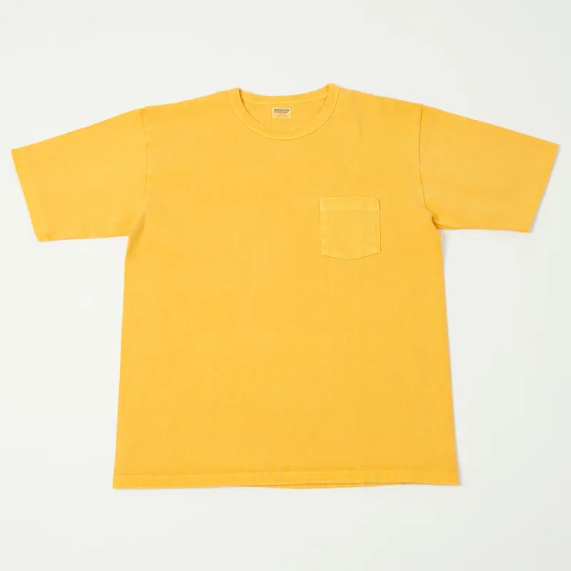 Dubbleworks Heavy Fabric Pigment Dye Pocket Tee - Gold sold by Son of a Stag