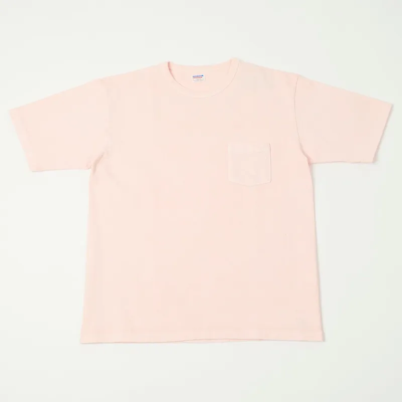 Dubbleworks Heavy Fabric Pigment Dye Pocket Tee - Pink sold by Son of a Stag