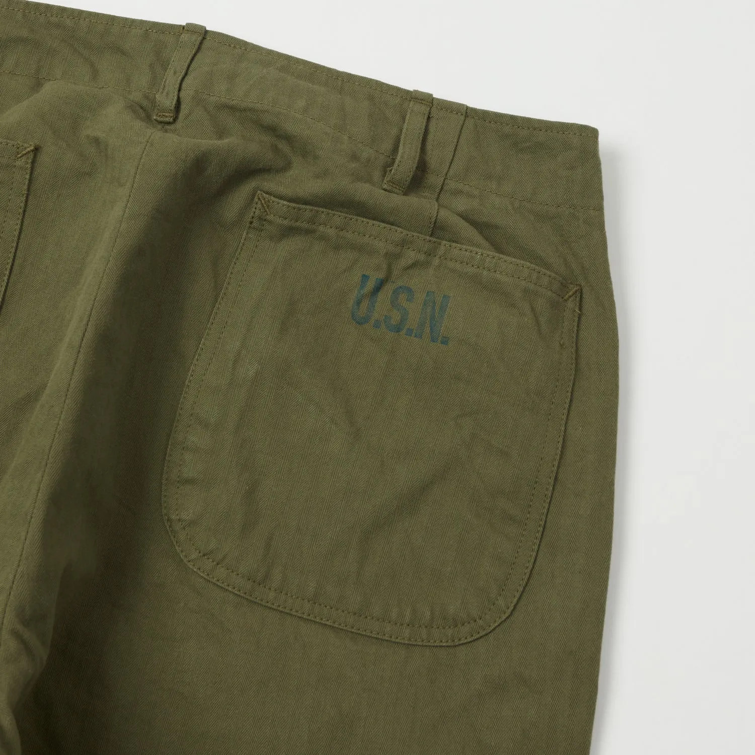 Buzz Rickson's U.S. Navy N-3 Trouser - Olive sold by Son of a Stag product image thumbnail 2