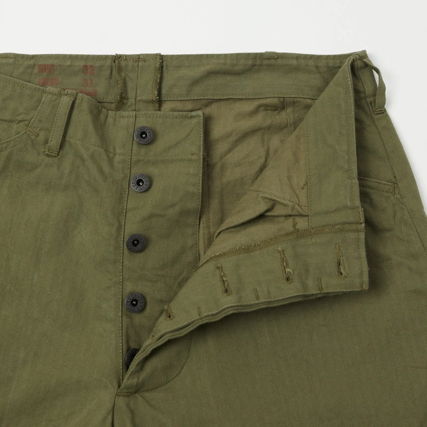 Buzz Rickson's U.S. Navy N-3 Trouser - Olive sold by Son of a Stag product image thumbnail 3