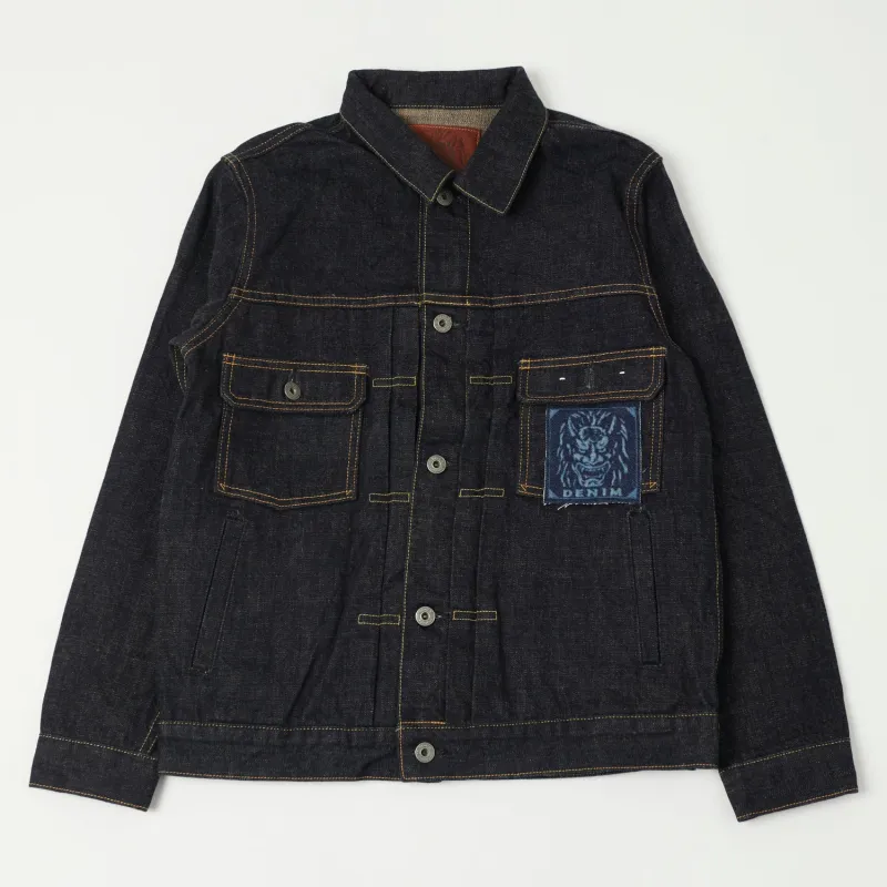 ONI Denim 02516P-14KBE Type II Denim Jacket - Rinsed sold by Son of a Stag