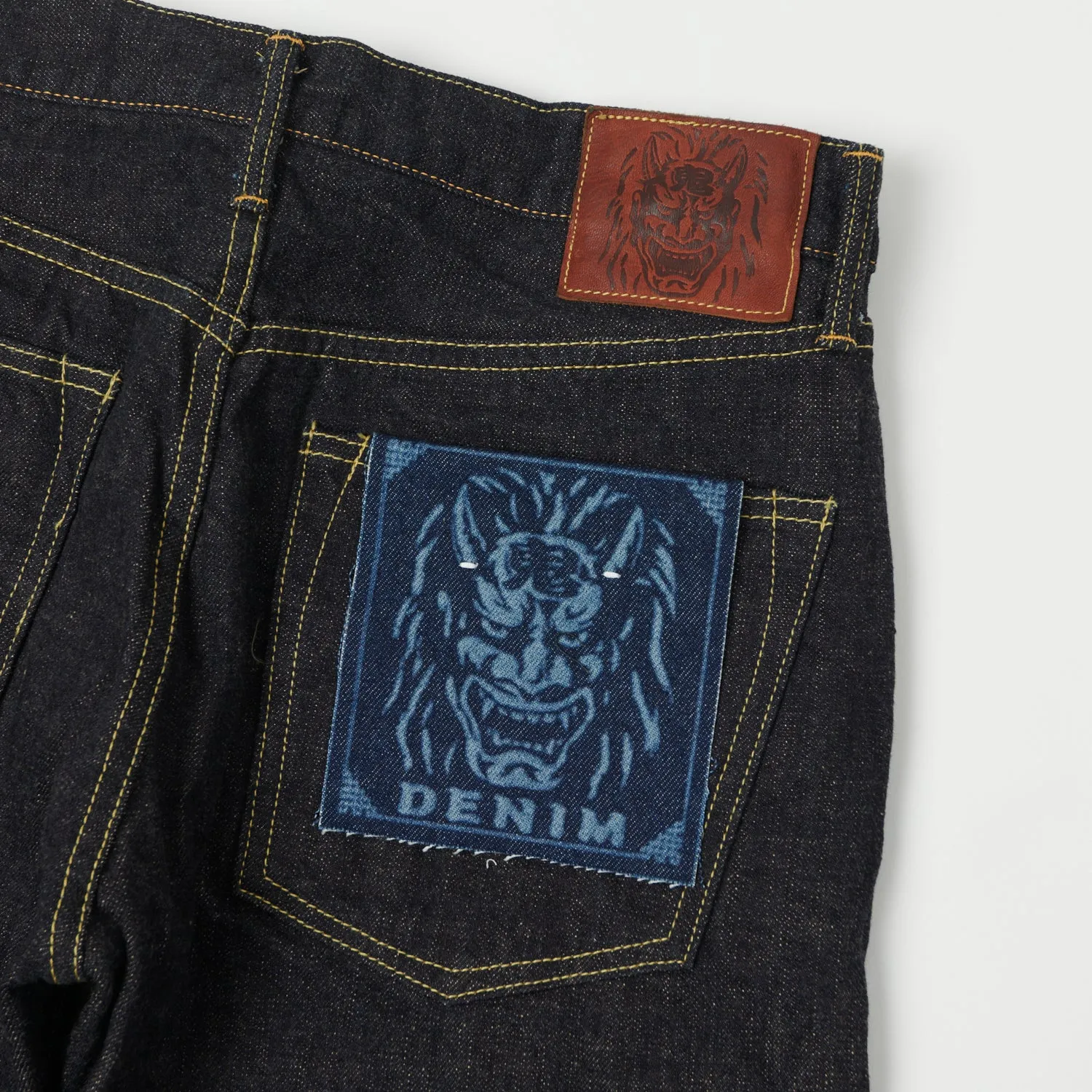 ONI Denim 246-14KBE 14oz Relaxed Tapered Jean - One Wash sold by Son of a Stag product image thumbnail 2