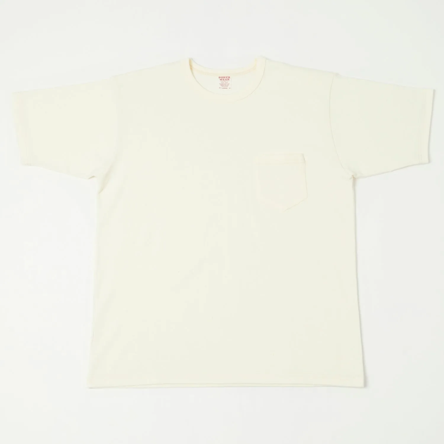 Freewheelers & Co Power Wear Short Sleeve Pocket Tee - Off White sold by Son of a Stag