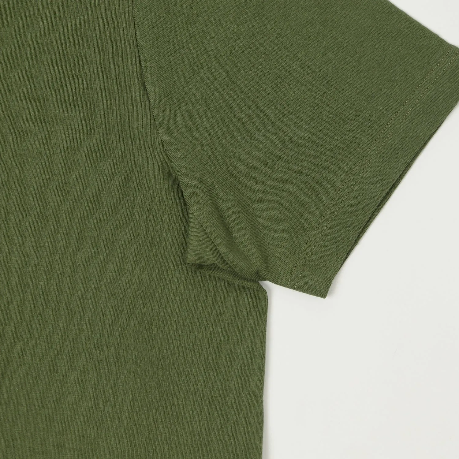 Merz b. Schwanen 1950s Classic Lightweight T-Shirt - Army sold by Son of a Stag product image thumbnail 3