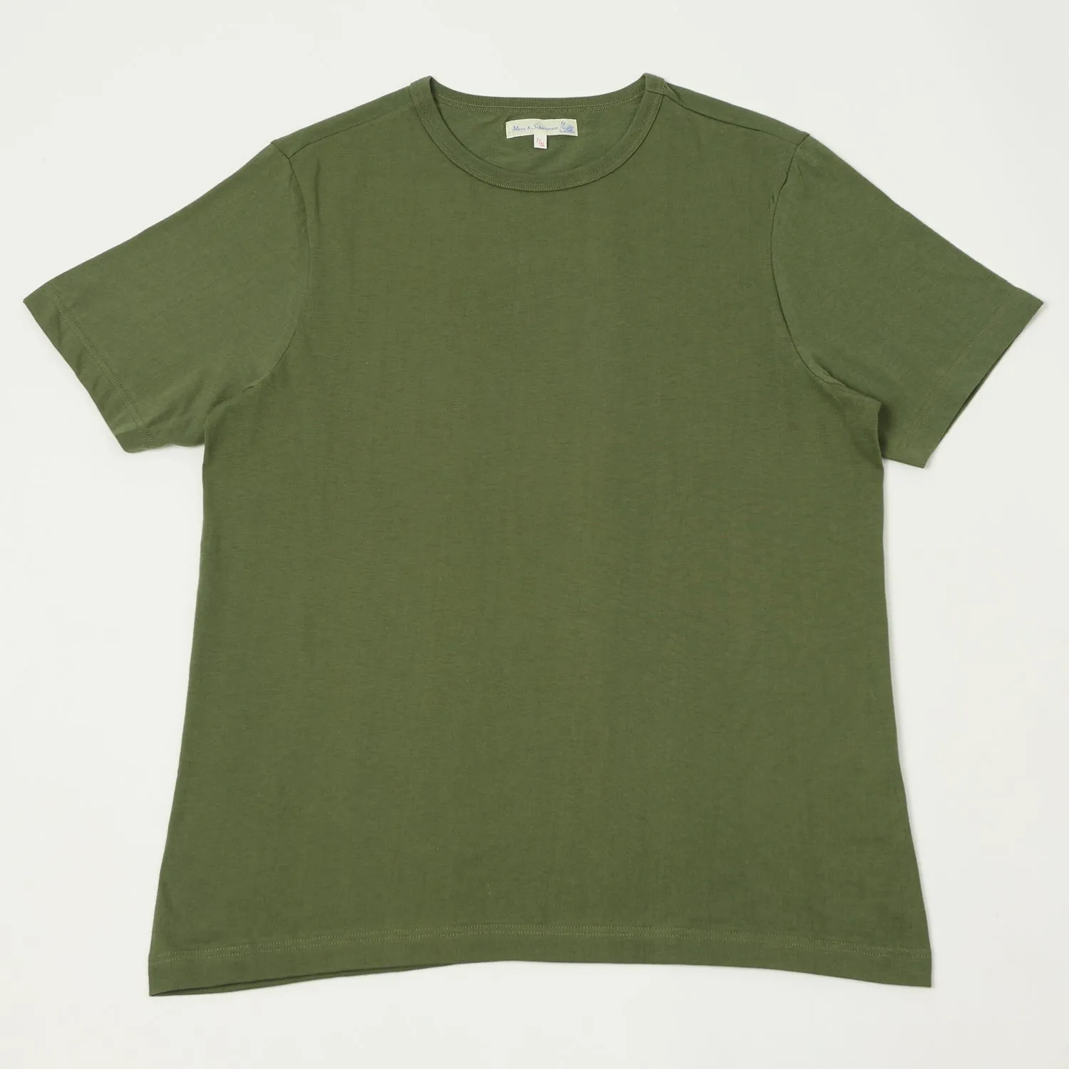 Merz b. Schwanen 1950s Classic Lightweight T-Shirt - Army sold by Son of a Stag