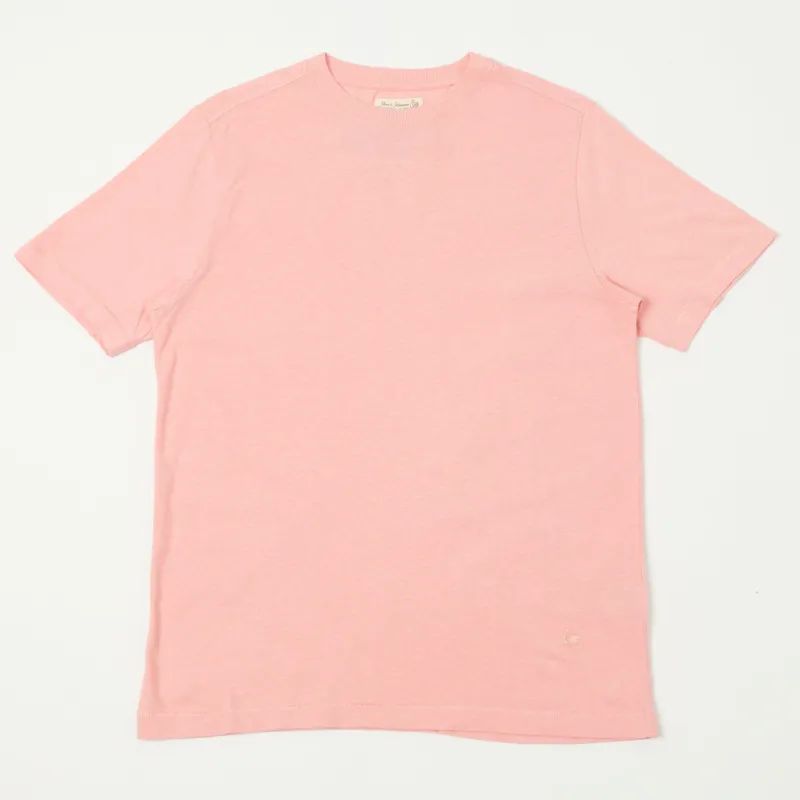 Merz b. Schwanen 'Good Basics' Plant Based Unisex Tee - Peach sold by Son of a Stag