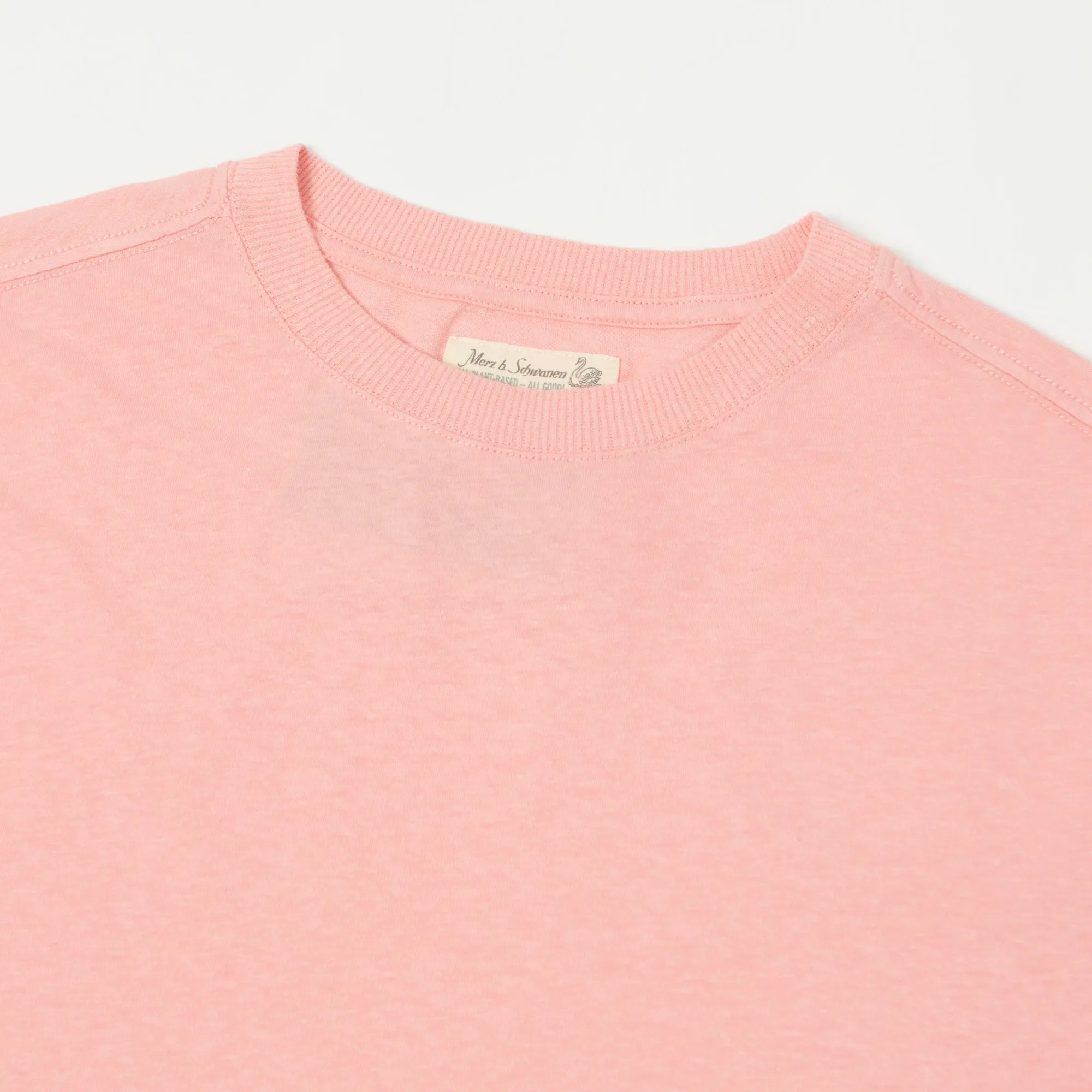 Merz b. Schwanen 'Good Basics' Plant Based Unisex Tee - Peach sold by Son of a Stag product image thumbnail 2
