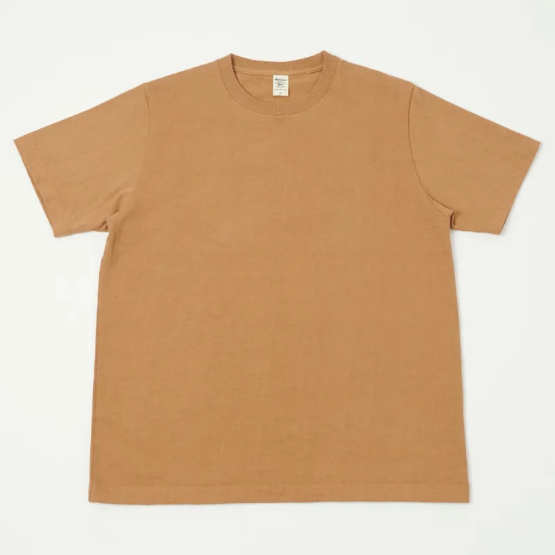 Jackman Dotsume T-Shirt - Almond sold by Son of a Stag